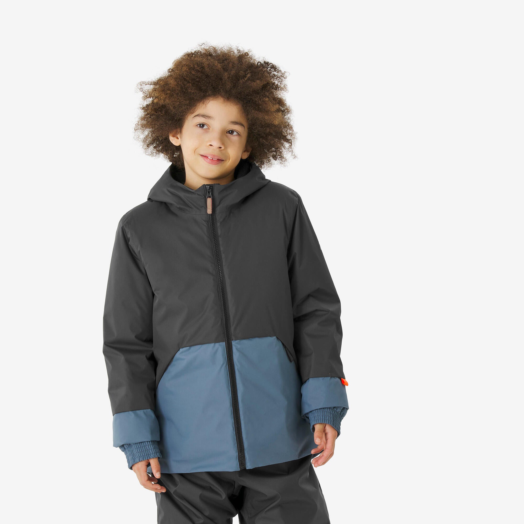 wedze-100-skijacke-kinder-grau-wasserdicht-warm image 1