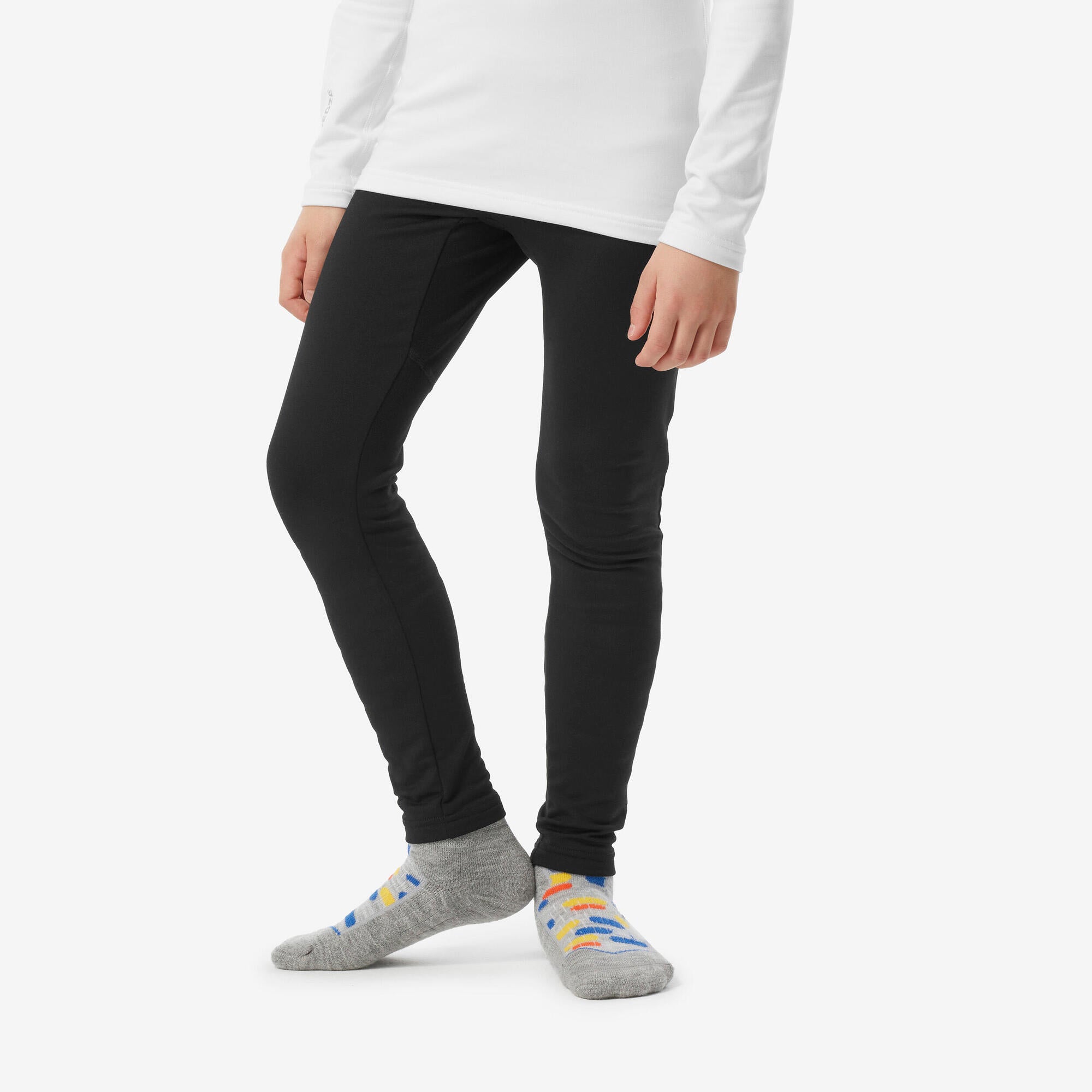 wedze-bl500-thermohose-kinder-smoked-black-ski-unterhose image 1