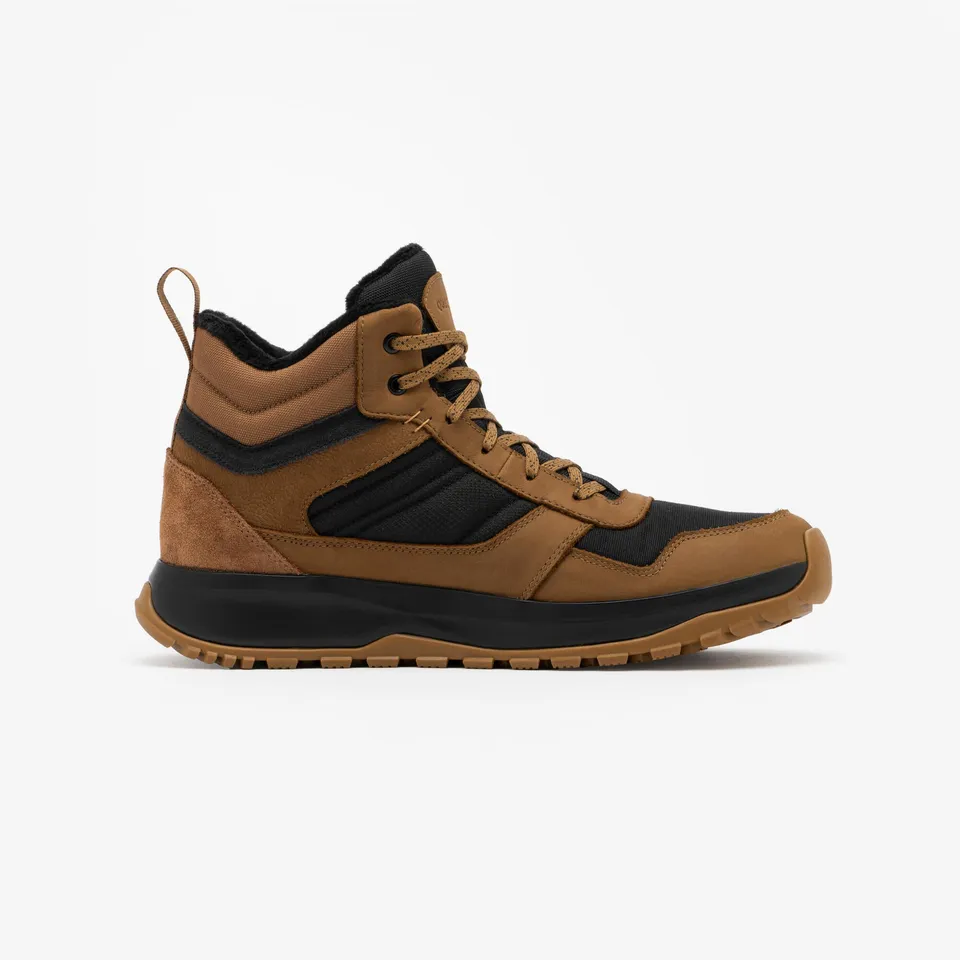 quechua-nh500-mid-wanderschuhe-herren-leder-golden-43 image 1