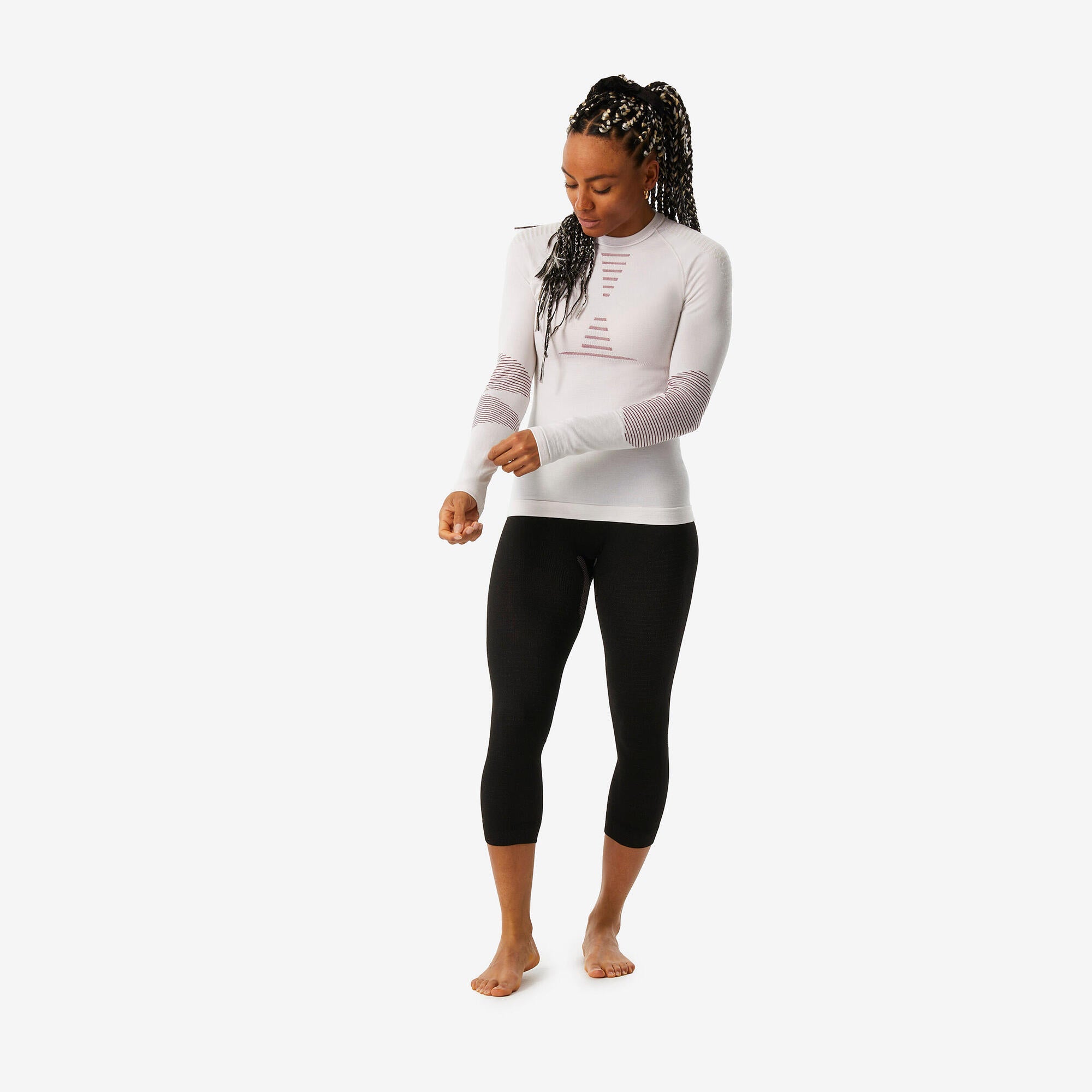 wedze-bl900-ski-unterhemd-damen-merino-natur-atmungsaktiv image 3