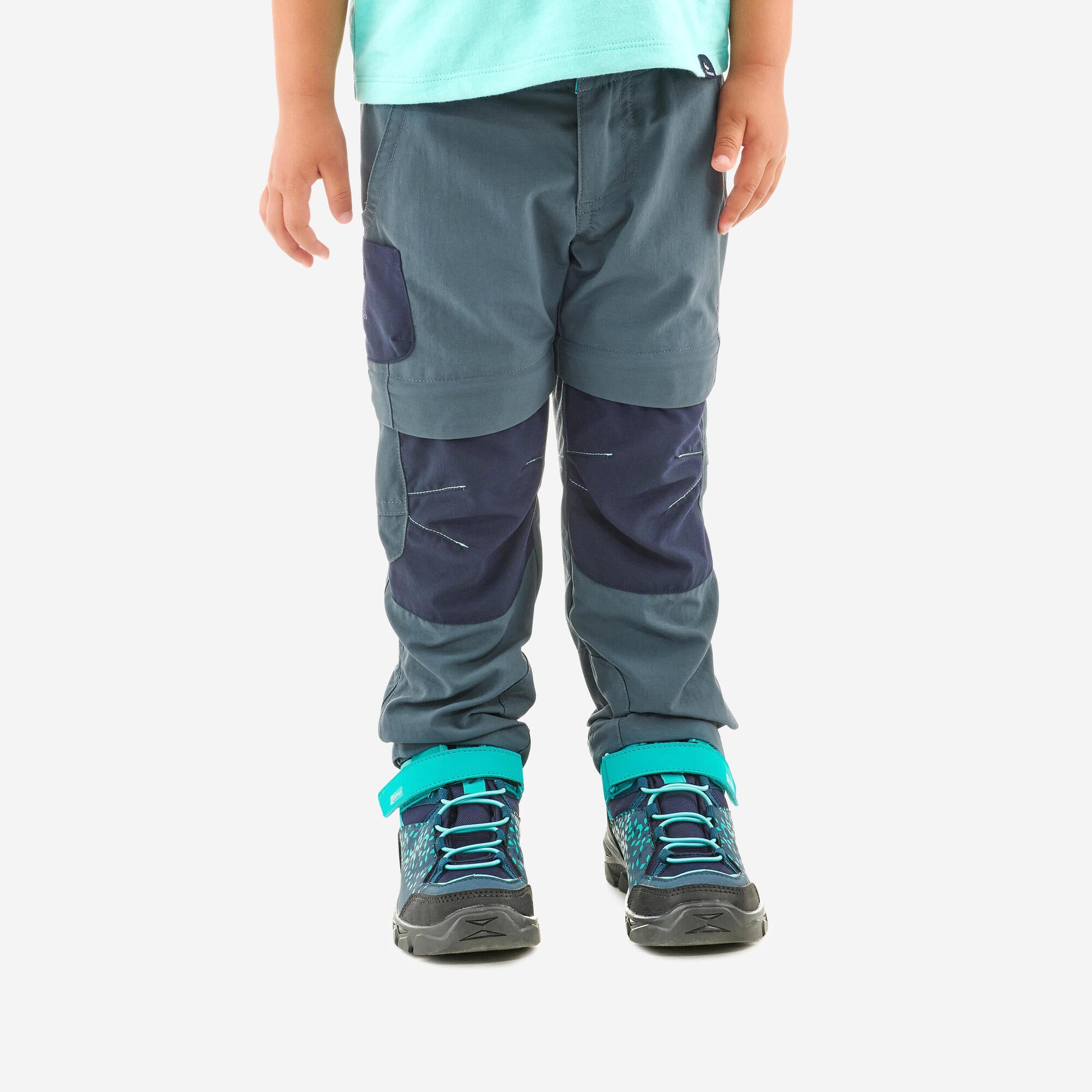 quechua-mh500-kinder-wanderhose-abzipbar-storm-gray image 1