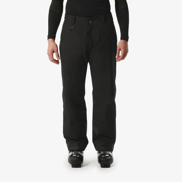 wedze-100-skihose-herren-wasserdicht-warm-smoked-black image 1
