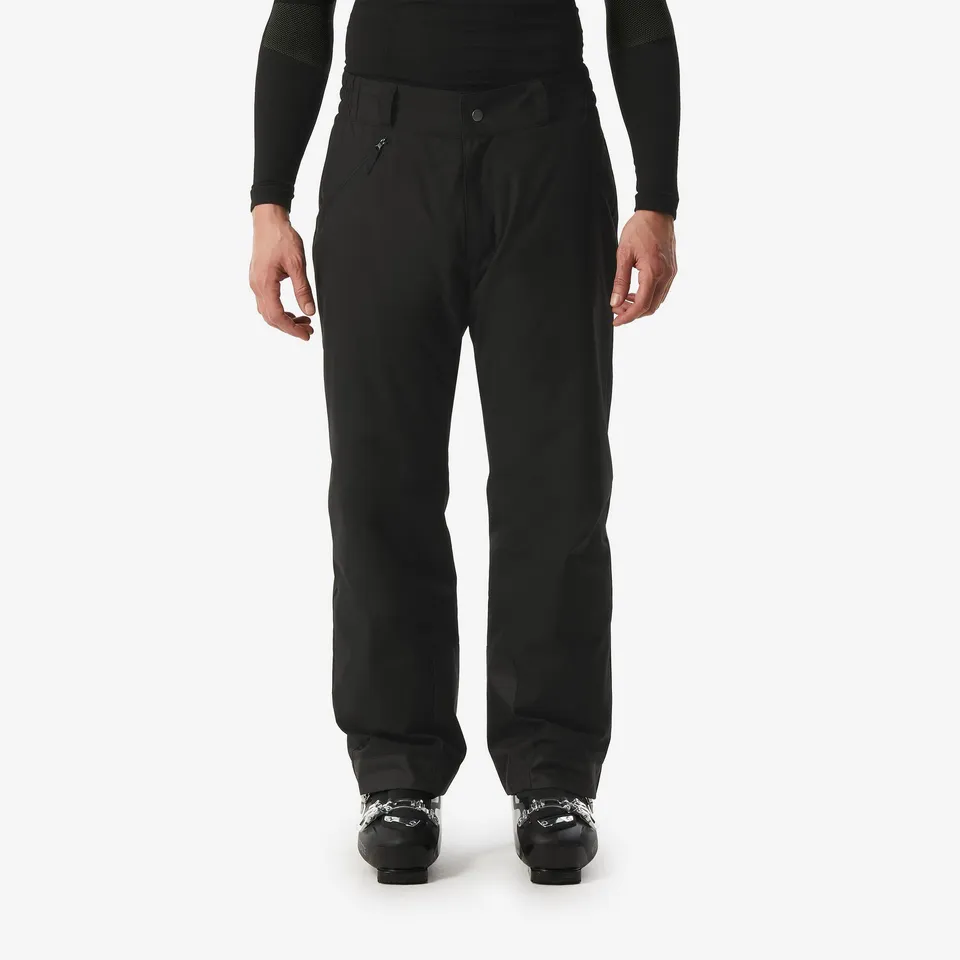 wedze-100-skihose-herren-wasserdicht-warm-smoked-black image 1