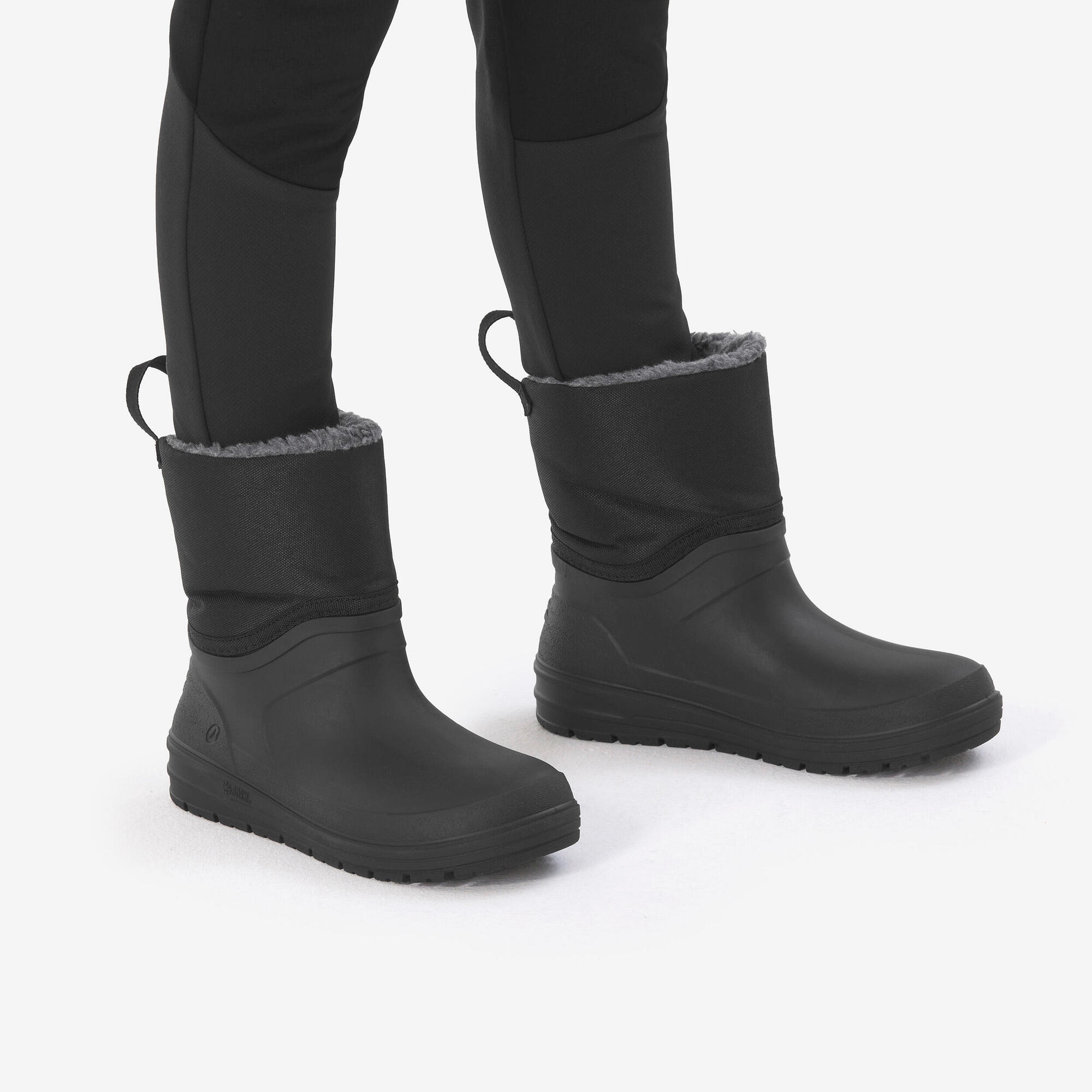 quechua-nh100-snowboots-kinder-schwarz-wasserdicht image 8