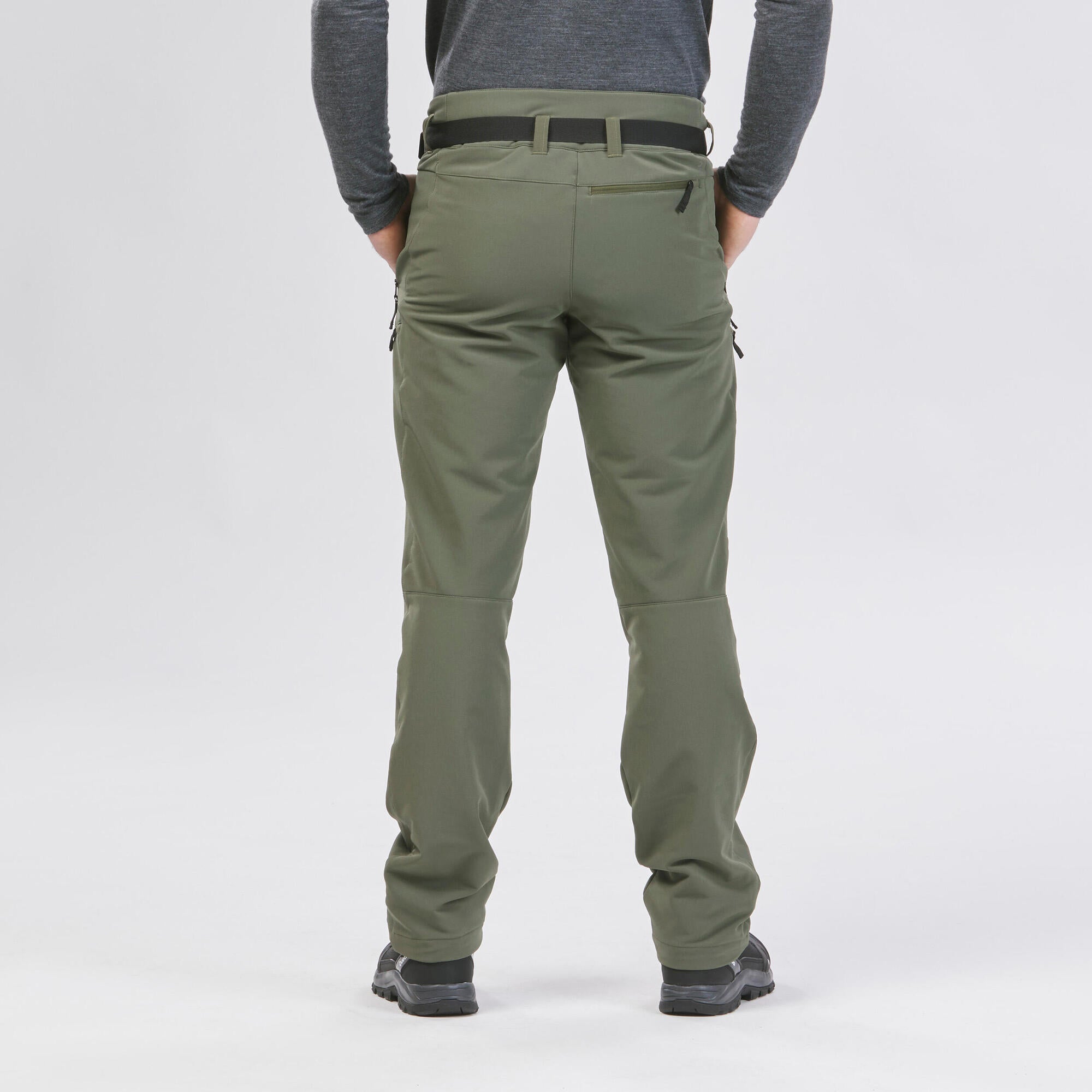 quechua-nh500-snow-wanderhose-herren-khaki-w33-l31 image 4