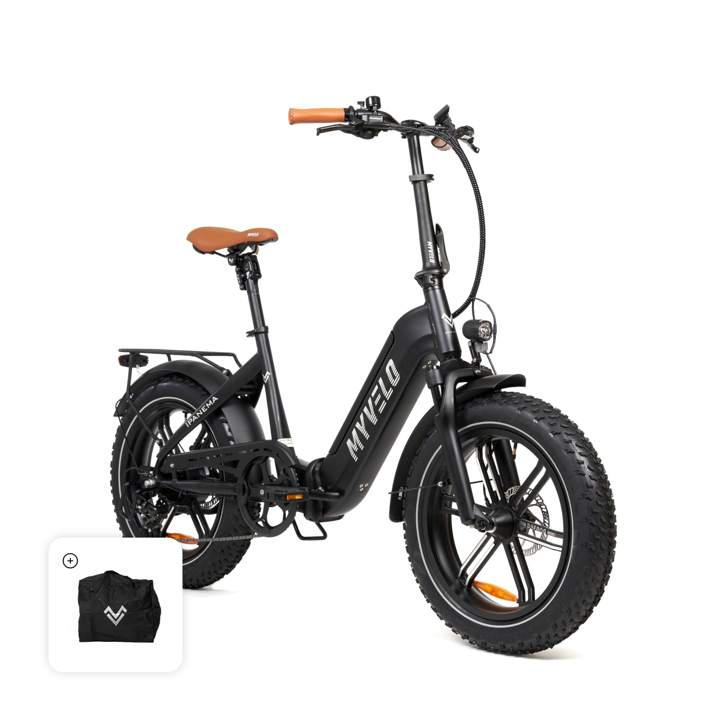 myv-lo-ipanema-elektro-klapprad-e-bike-schwarz-matt-tasche image 1