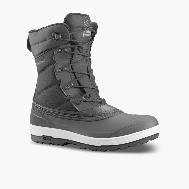 quechua-nh500-winterstiefel-herren-schwarz-wasserdicht-warm image 1