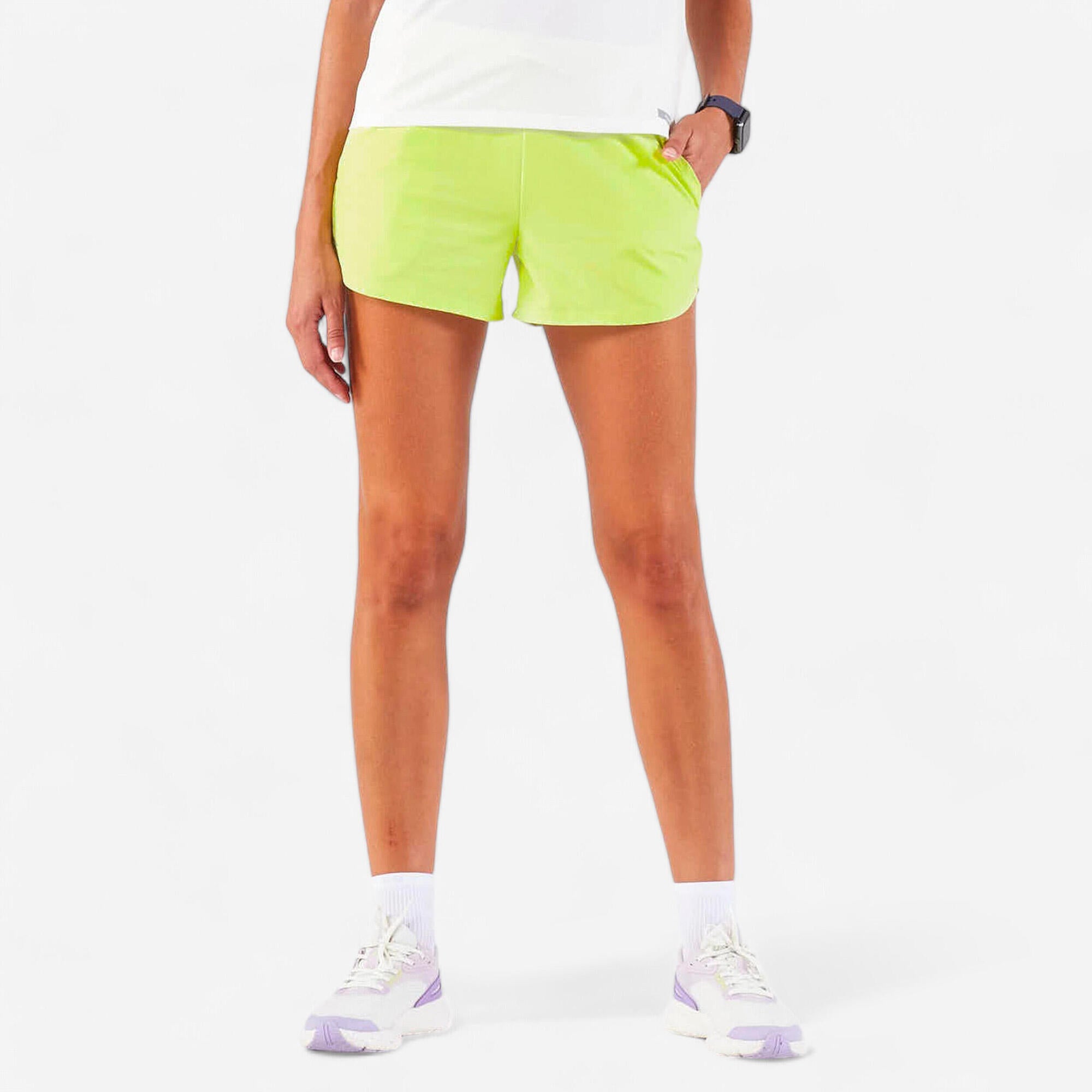kiprun-run-500-dry-laufshorts-damen-schwarz-atmungsaktiv image 1