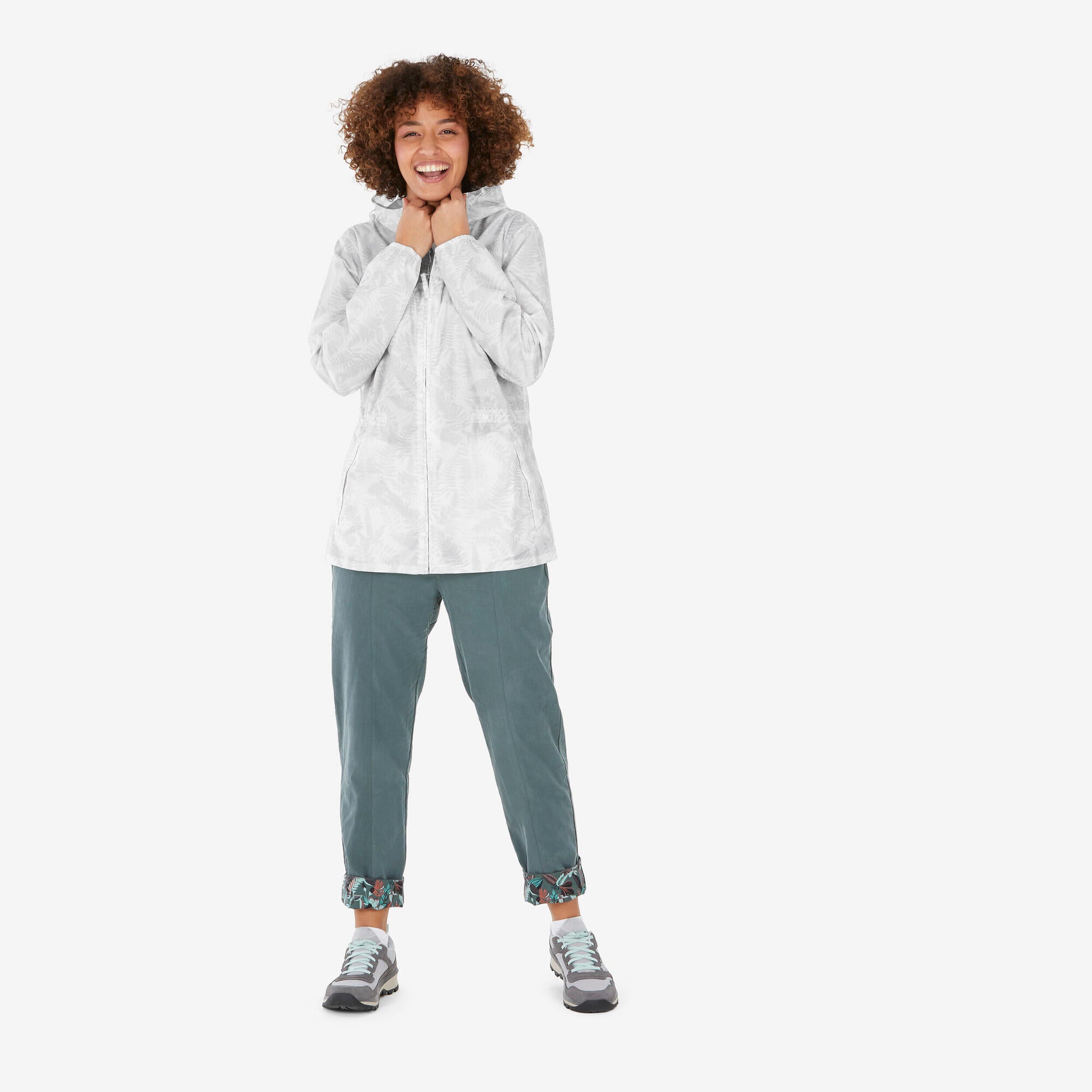quechua-raincut-regenjacke-damen-wei-wasserdicht-5000-mm image 2