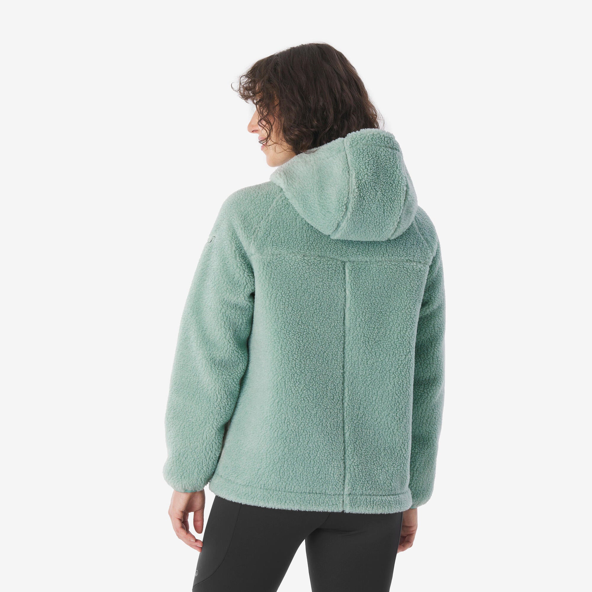 quechua-nh900-sherpa-fleecejacke-damen-verdigris-warm image 3