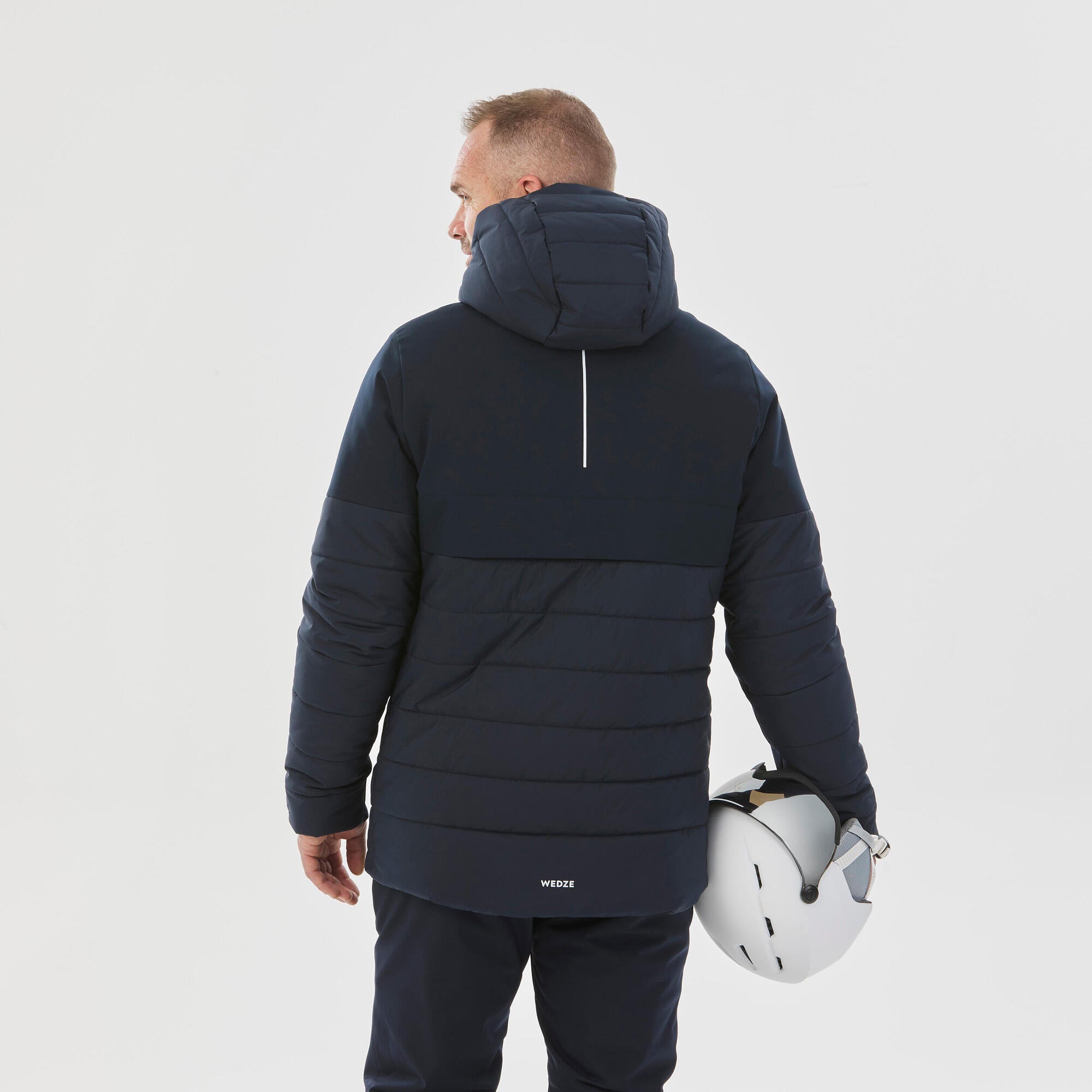 wedze-100-skijacke-herren-warm-asphalt-blue-lang image 3