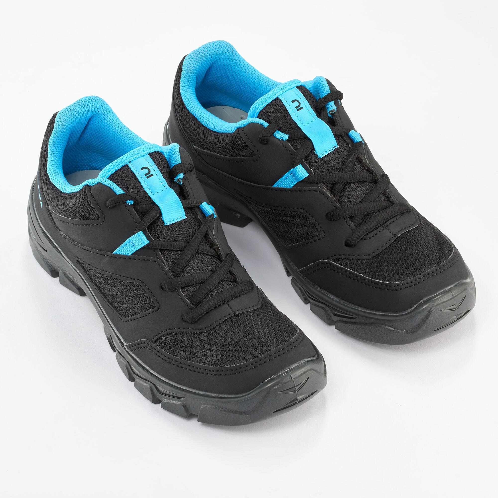 quechua-nh100-kinder-wanderschuhe-smoked-black image 2