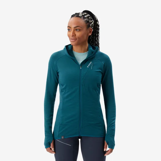 simond-merino-mountaineering-stretch-hoodie-petrol-damen image 1