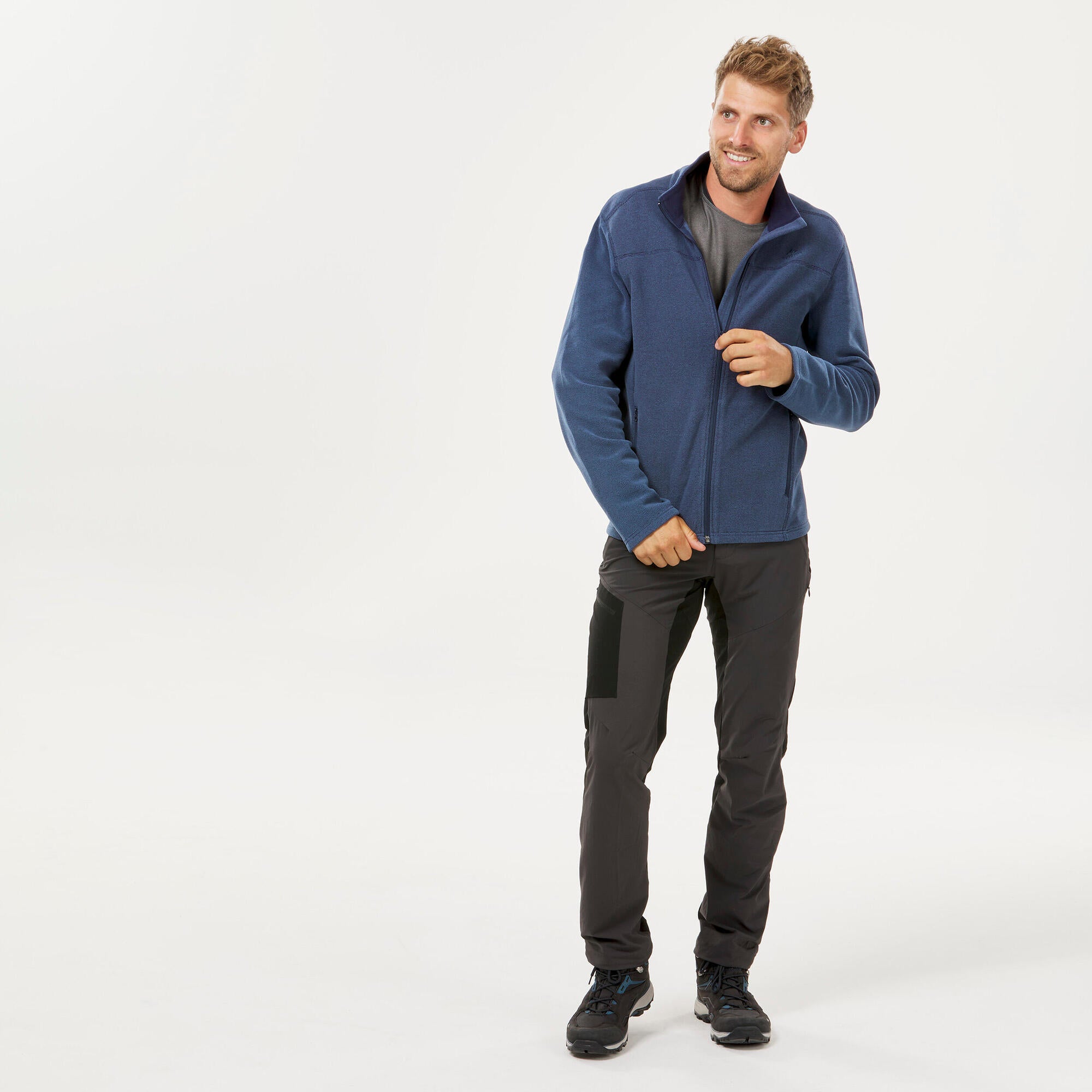 quechua-mh120-herren-fleecejacke-laurel-green image 8