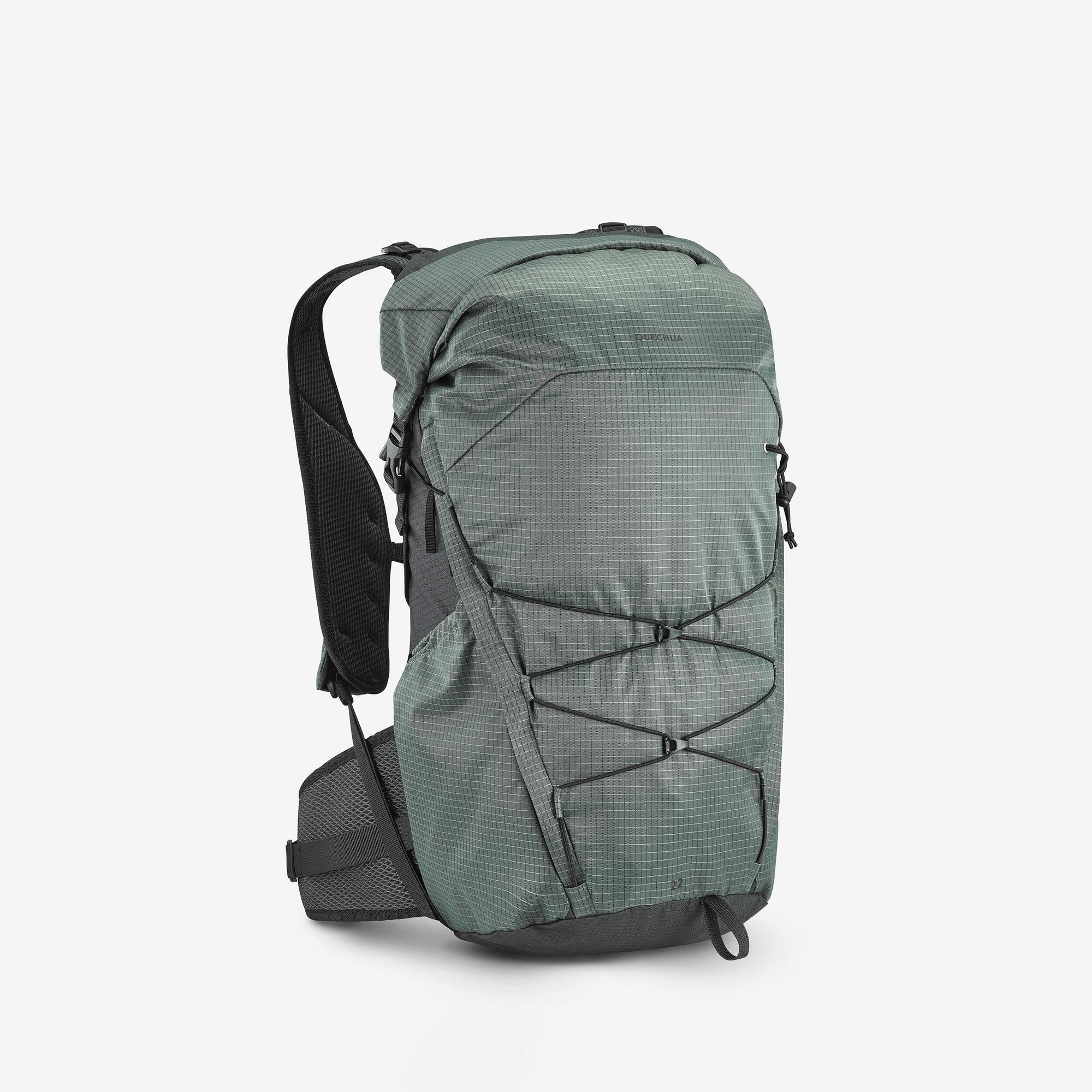 quechua-mh500-22-l-wanderrucksack-smoked-black-one-size image 1
