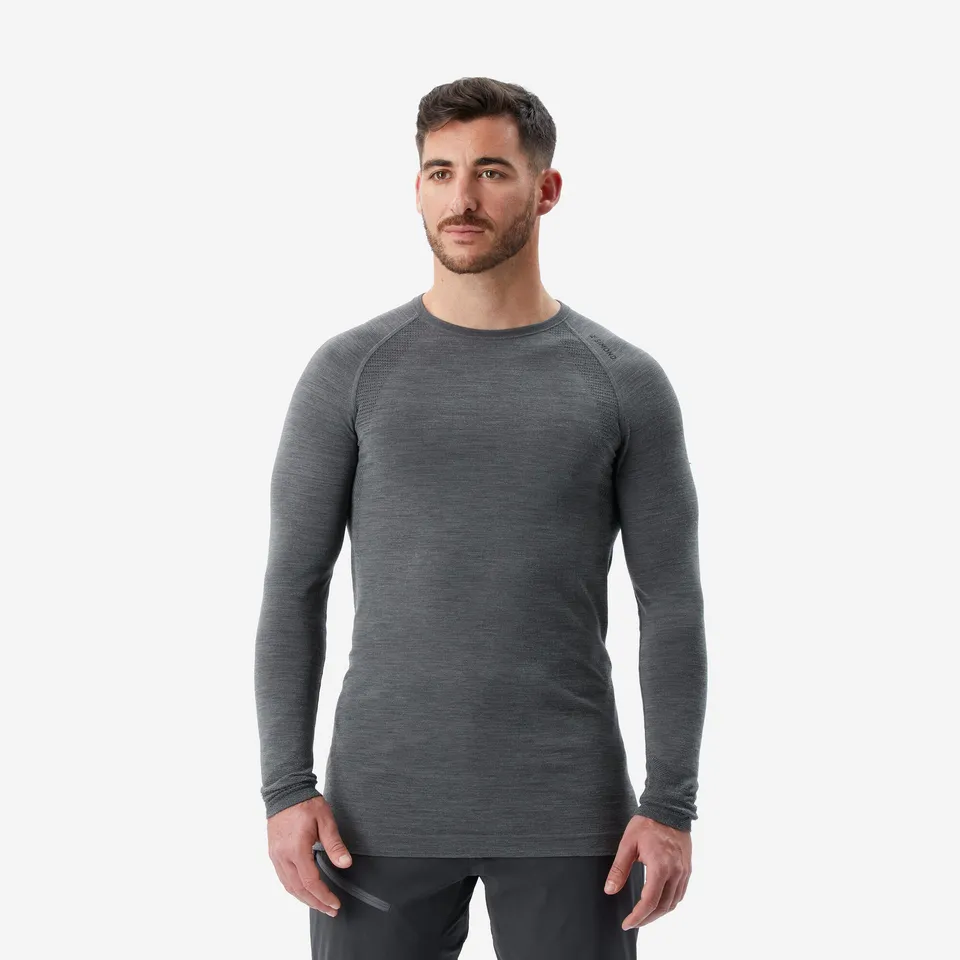 simond-alpinism-merino-langarmshirt-carbon-gray-wolle image 1