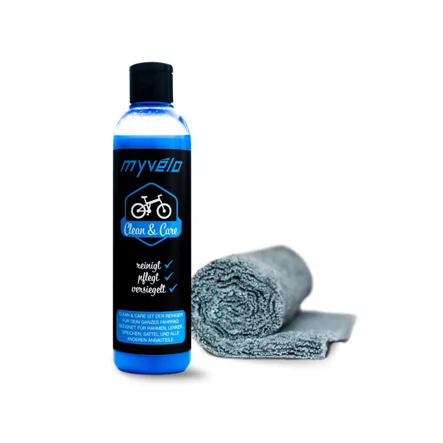 myvelo-clean-and-care-fahrradreiniger-mit-politur-und-tuch image 1