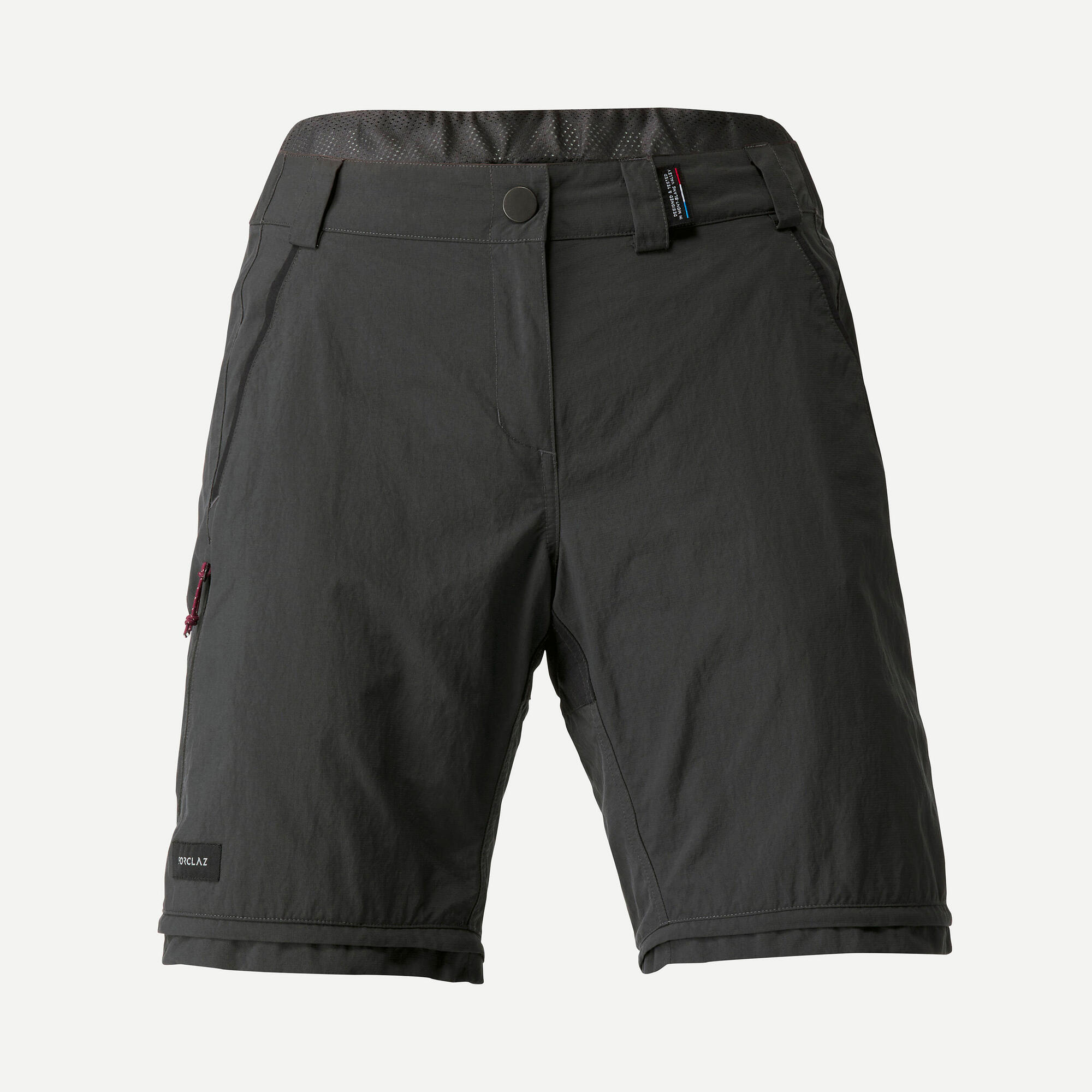 forclaz-mt100-2-in-1-zip-off-wanderhose-carbon-grau image 7
