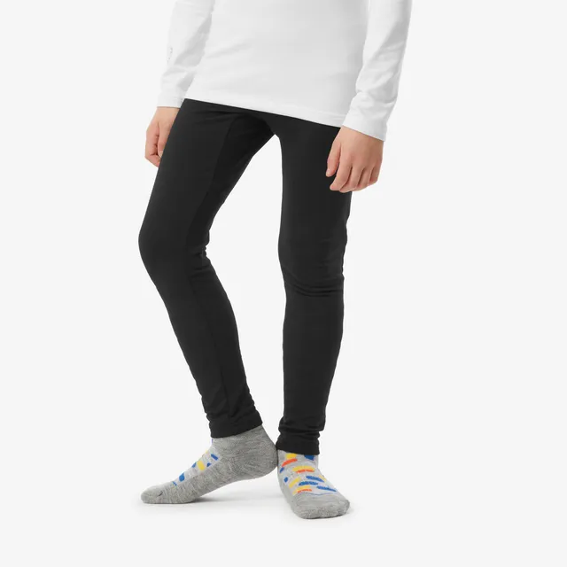 wedze-bl500-thermohose-kinder-smoked-black-ski-unterhose image 1