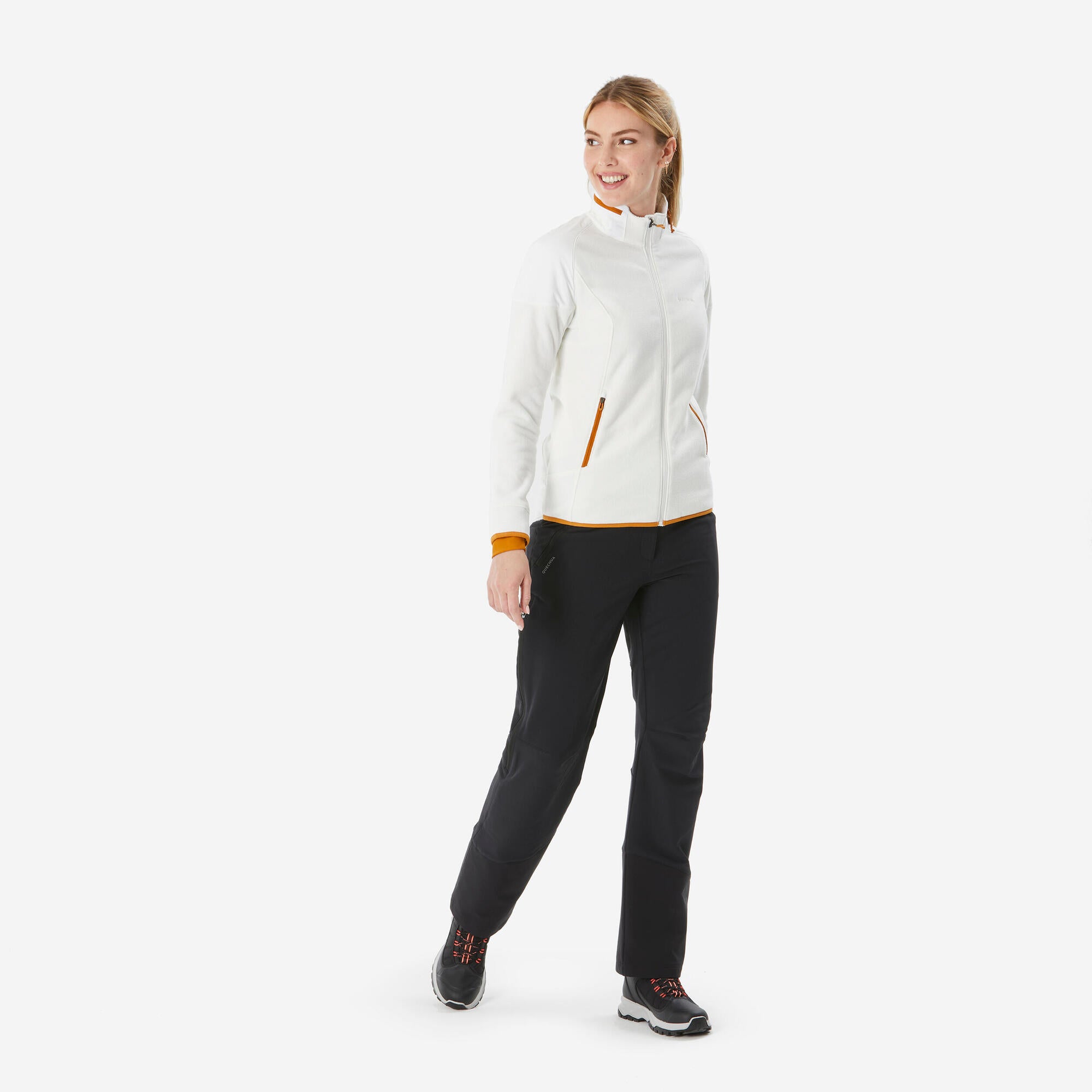 quechua-nh500-damen-wanderhose-warm-schwarz-gr-w29 image 2