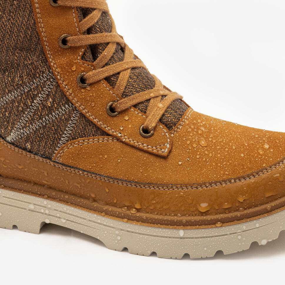 quechua-nh900-winterstiefel-damen-leder-wasserdicht image 3
