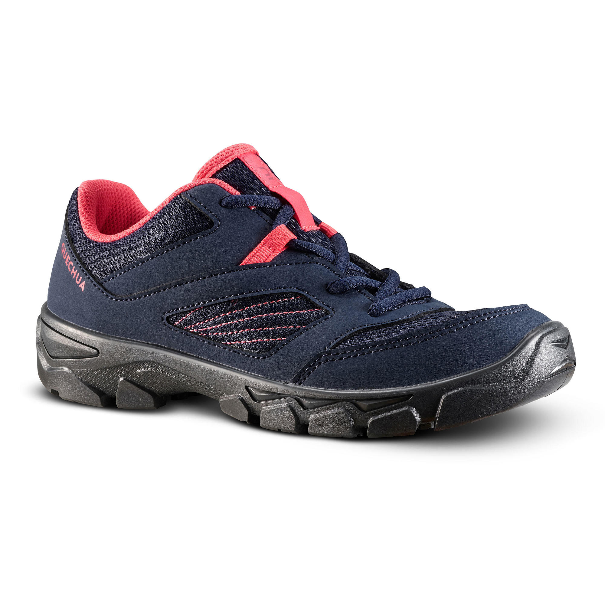 quechua-nh100-wanderschuhe-kinder-schn-r-steel-blue image 1