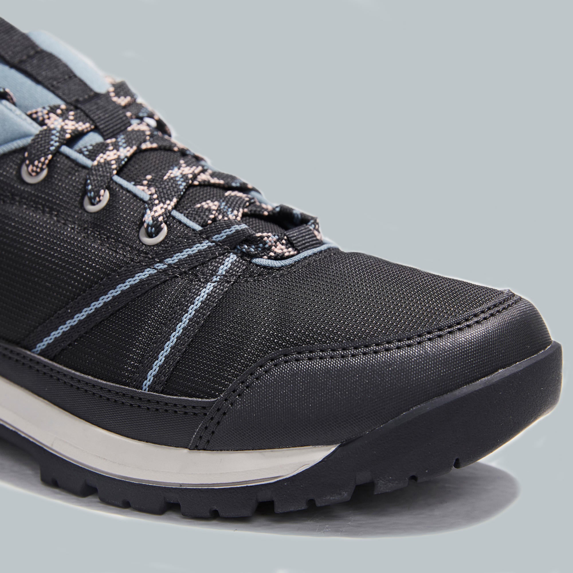 quechua-nh100-low-wp-damen-wanderschuhe-carbon-gray image 3