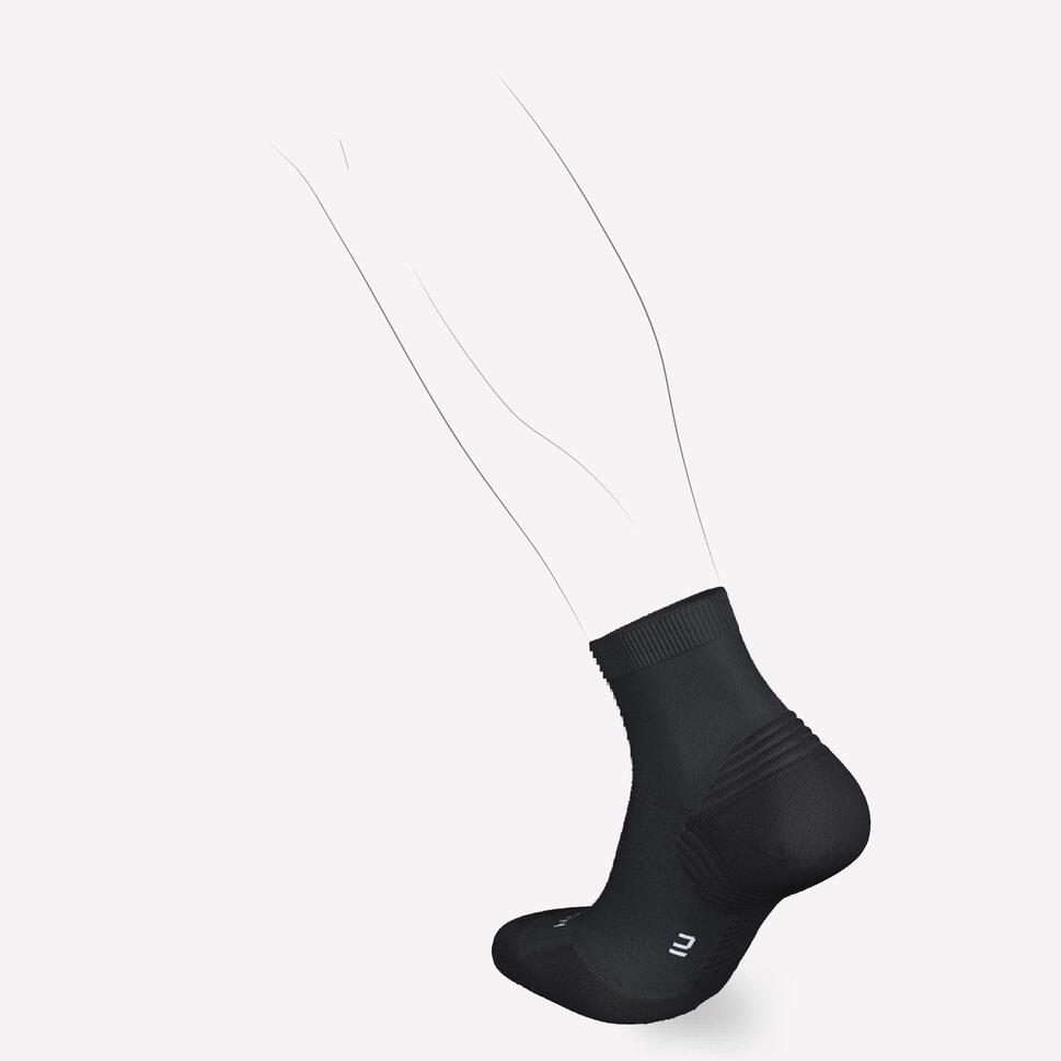 kiprun-500-laufsocken-dick-schwarz-2-paar image 2