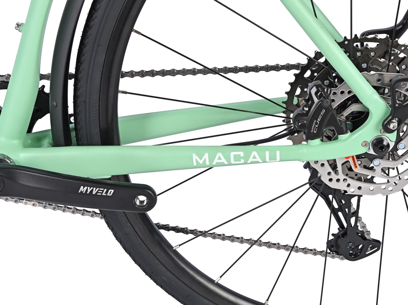 myvelo-macau-gravel-bike-alu-mint-green-1x10 image 4