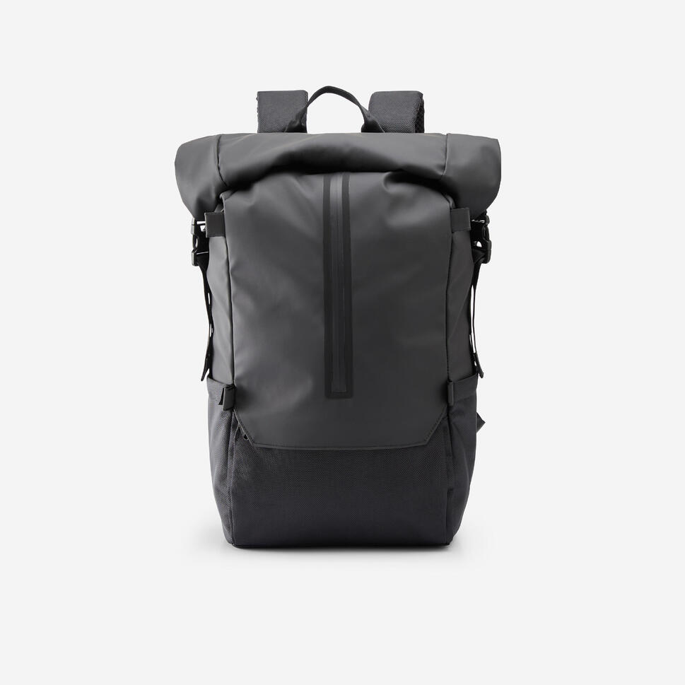btwin-commute-900-29l-rolltop-laptop-rucksack image 1