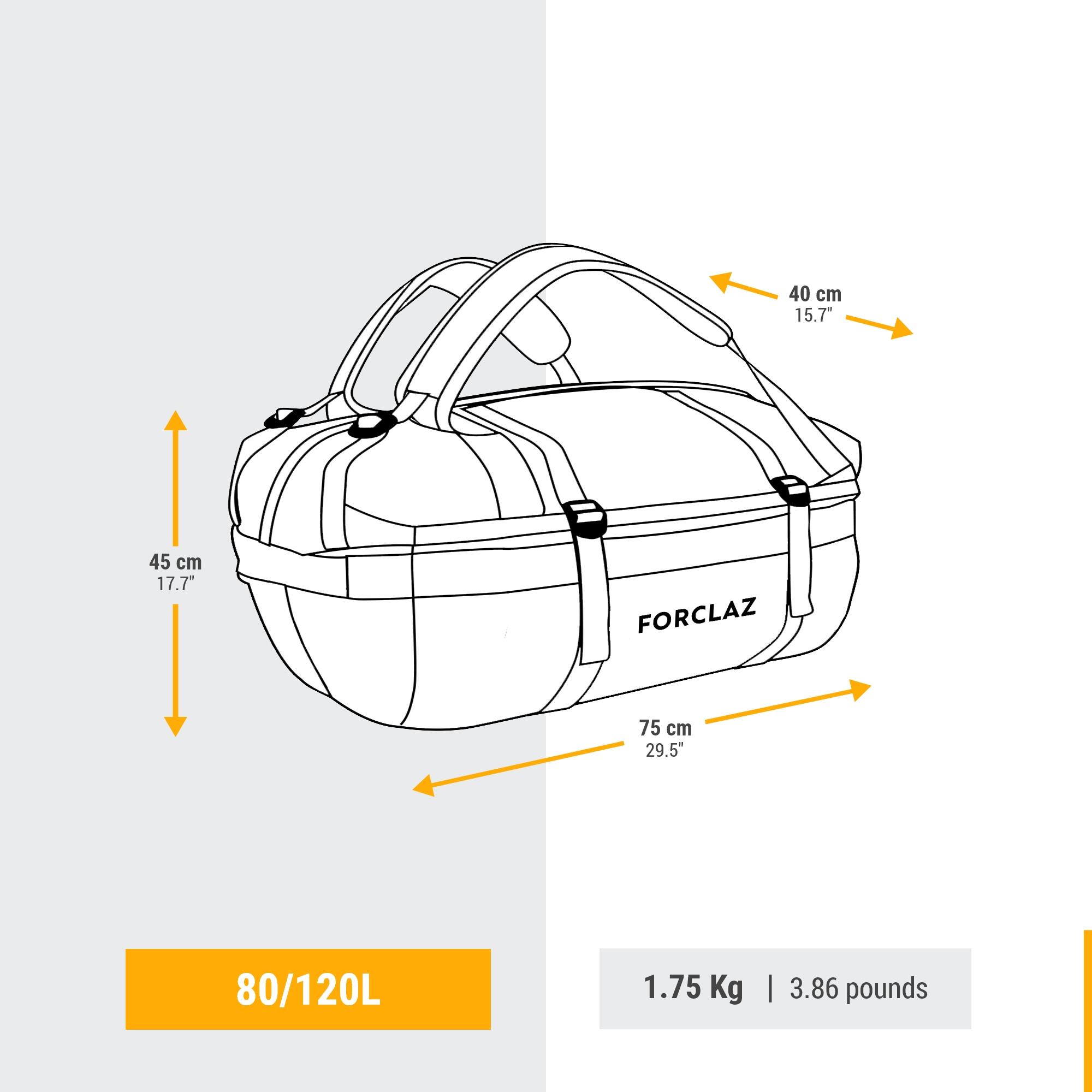 simond-500-extend-duffel-bag-80l-khaki-gray image 4