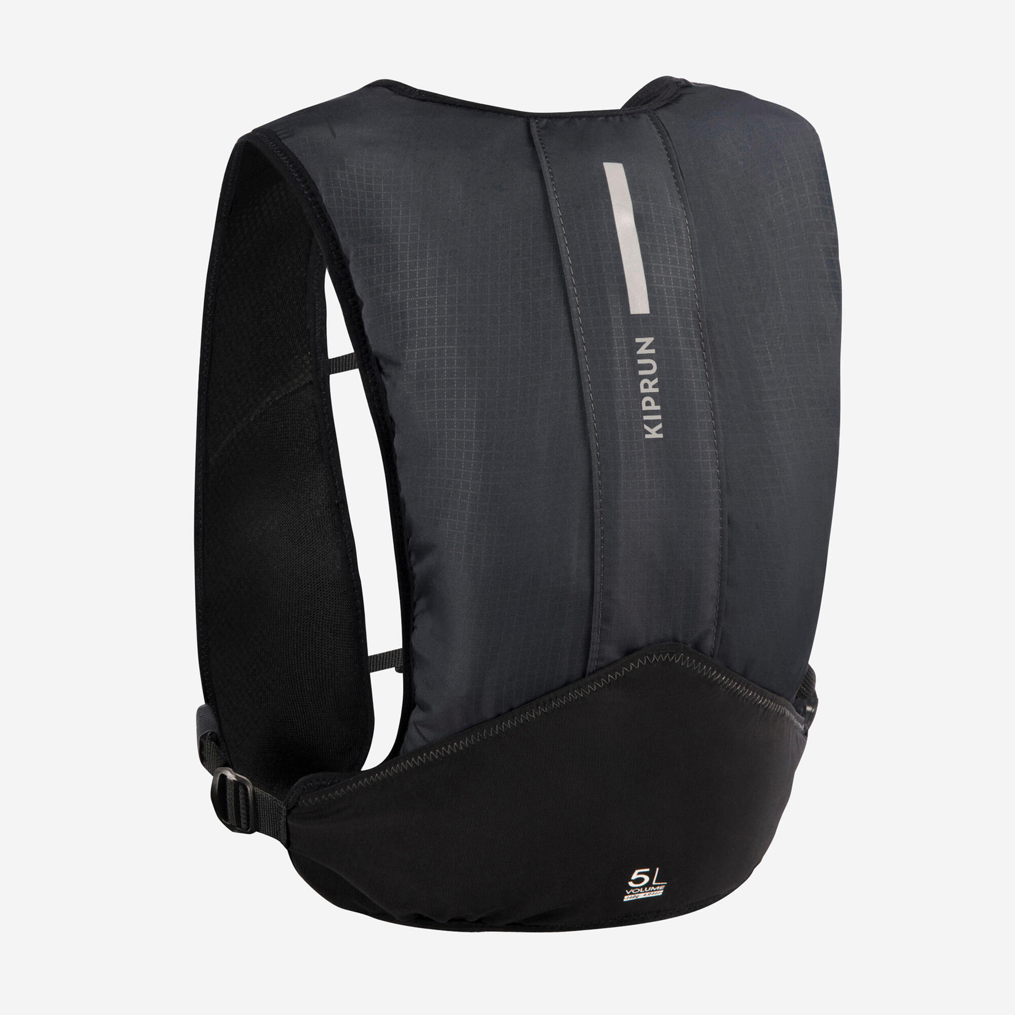 kiprun-essential-5l-laufweste-schwarz-mit-1l-trinkblase image 2