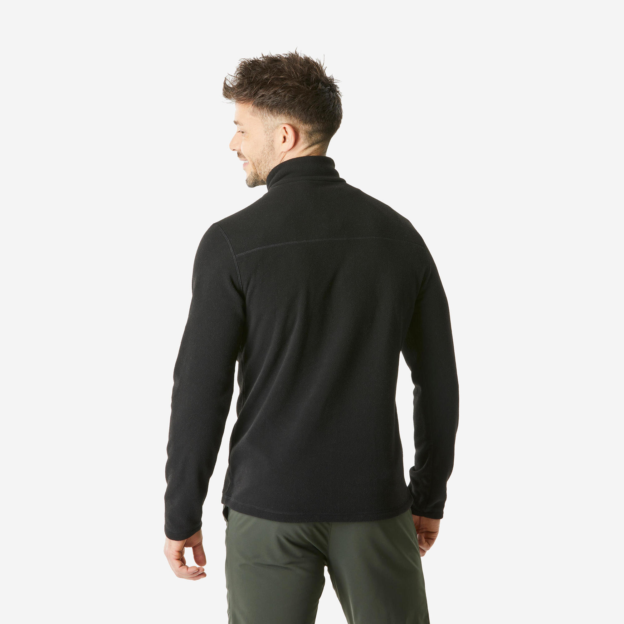 quechua-mh100-herren-fleecepullover-half-zip-schieferblau image 8