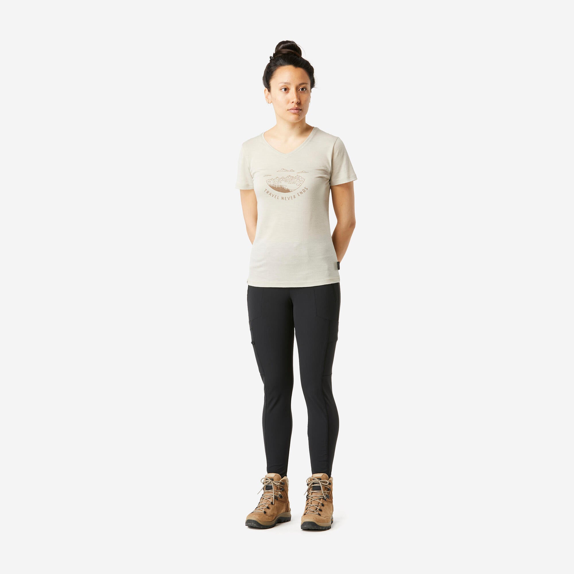 simond-travel-500-leggings-damen-schwarz-mit-rei-verschlusstaschen image 3
