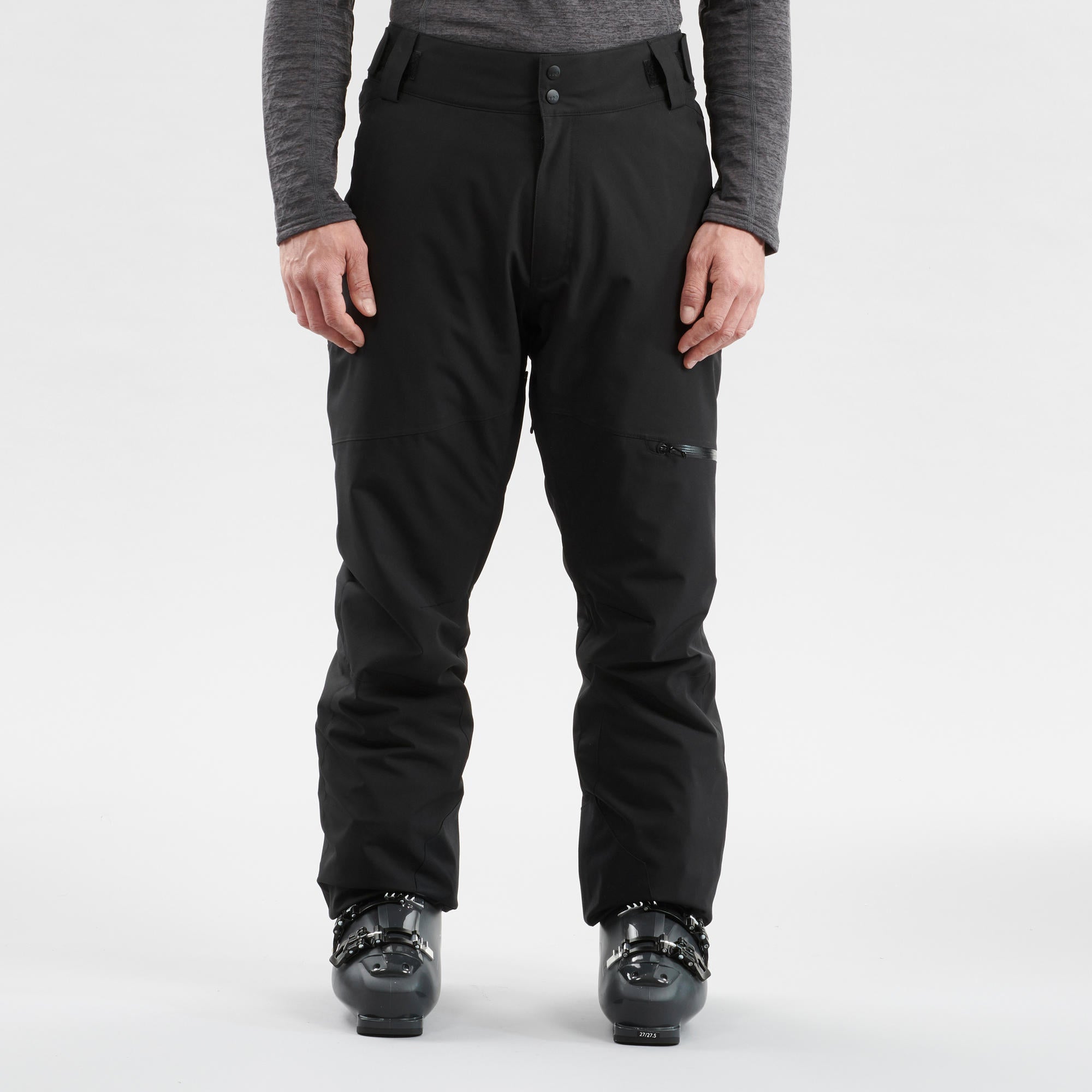 wedze-500-skihose-herren-smoked-black-warm-wasserdicht image 1