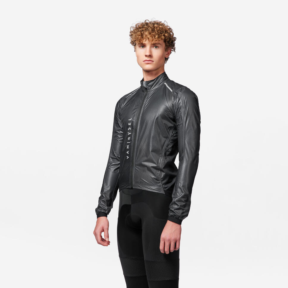 van-rysel-ultralight-regenjacke-herren-schwarz-wasserdicht image 2