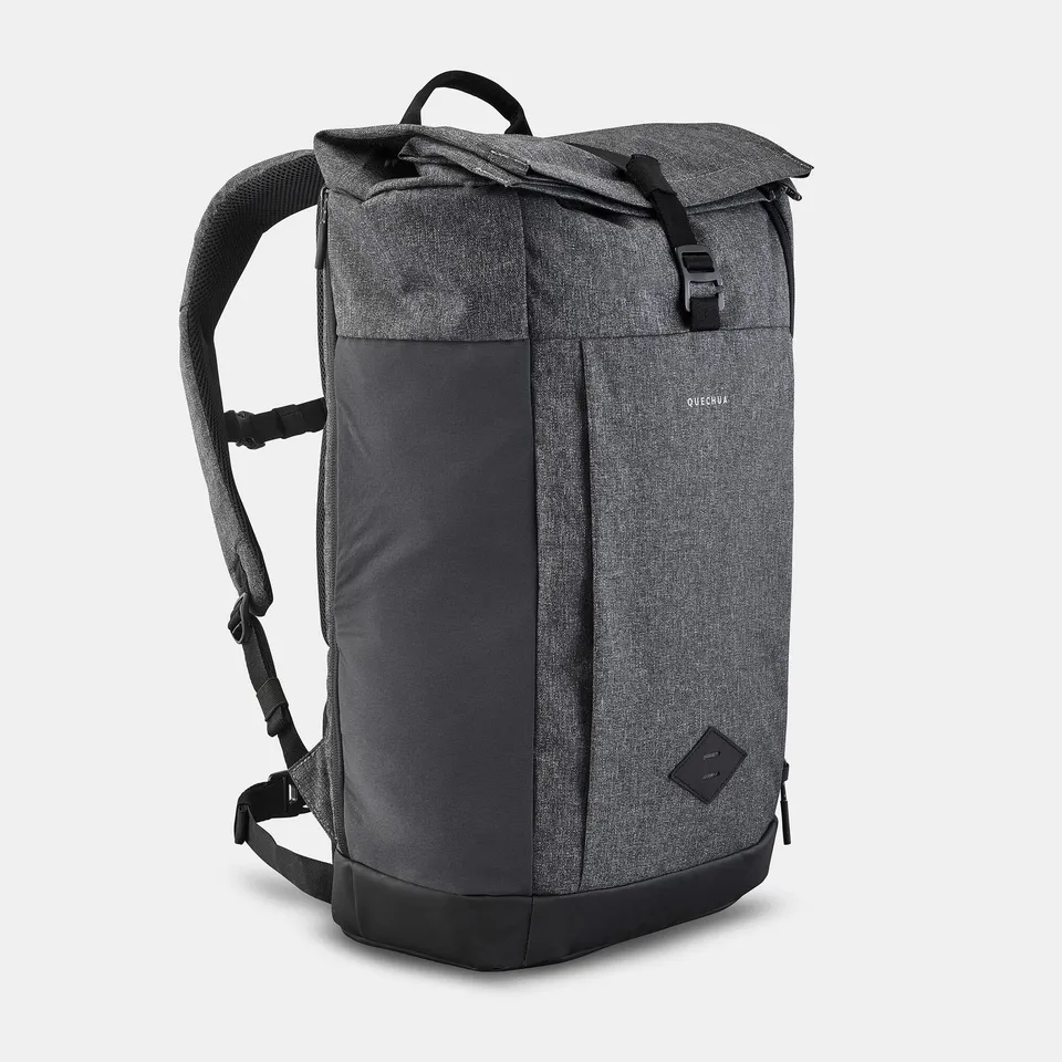 quechua-nh-escape-500-rucksack-32l-carbon-gray-rolltop image 1