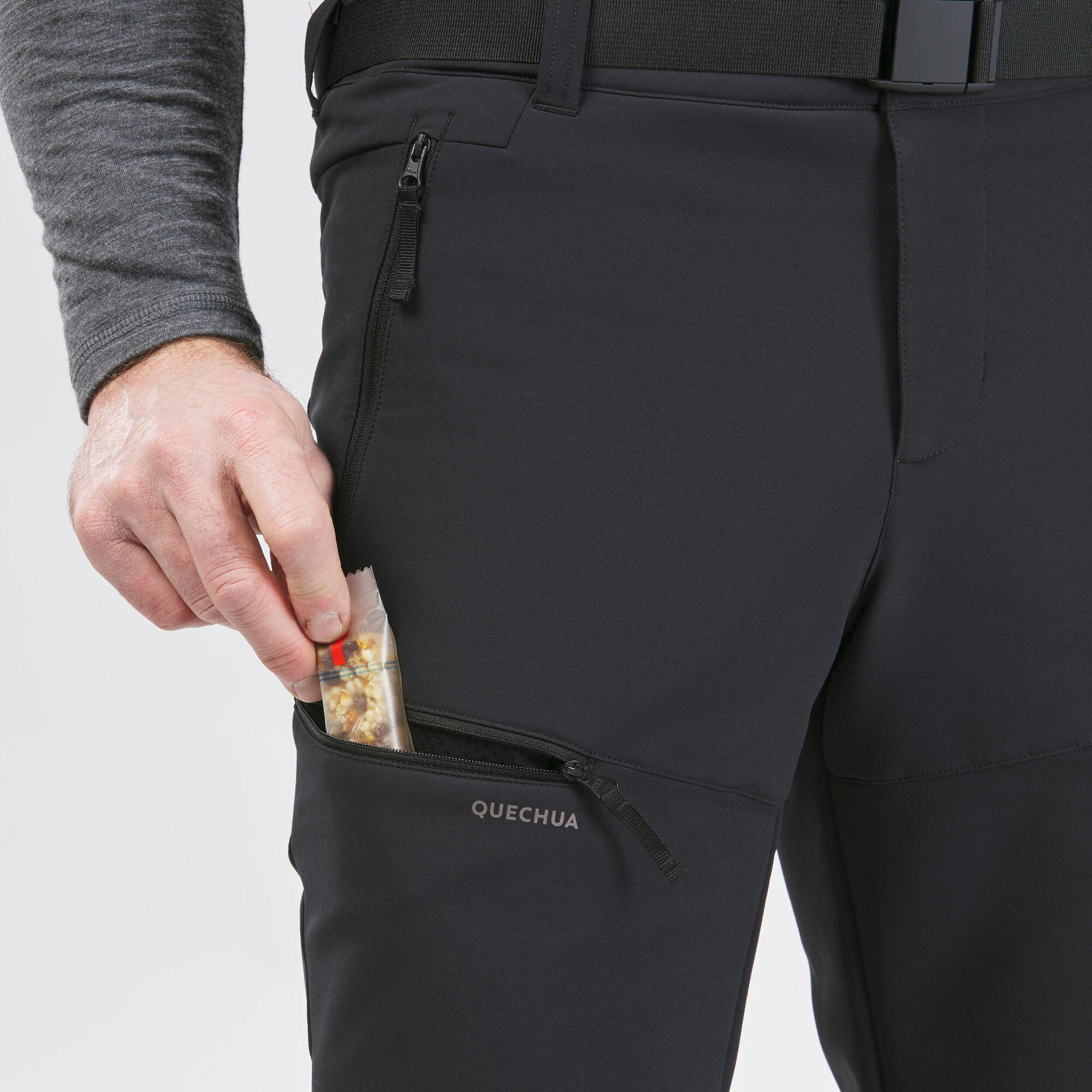 quechua-nh500-schneehose-herren-schwarz-wasserabweisend image 4
