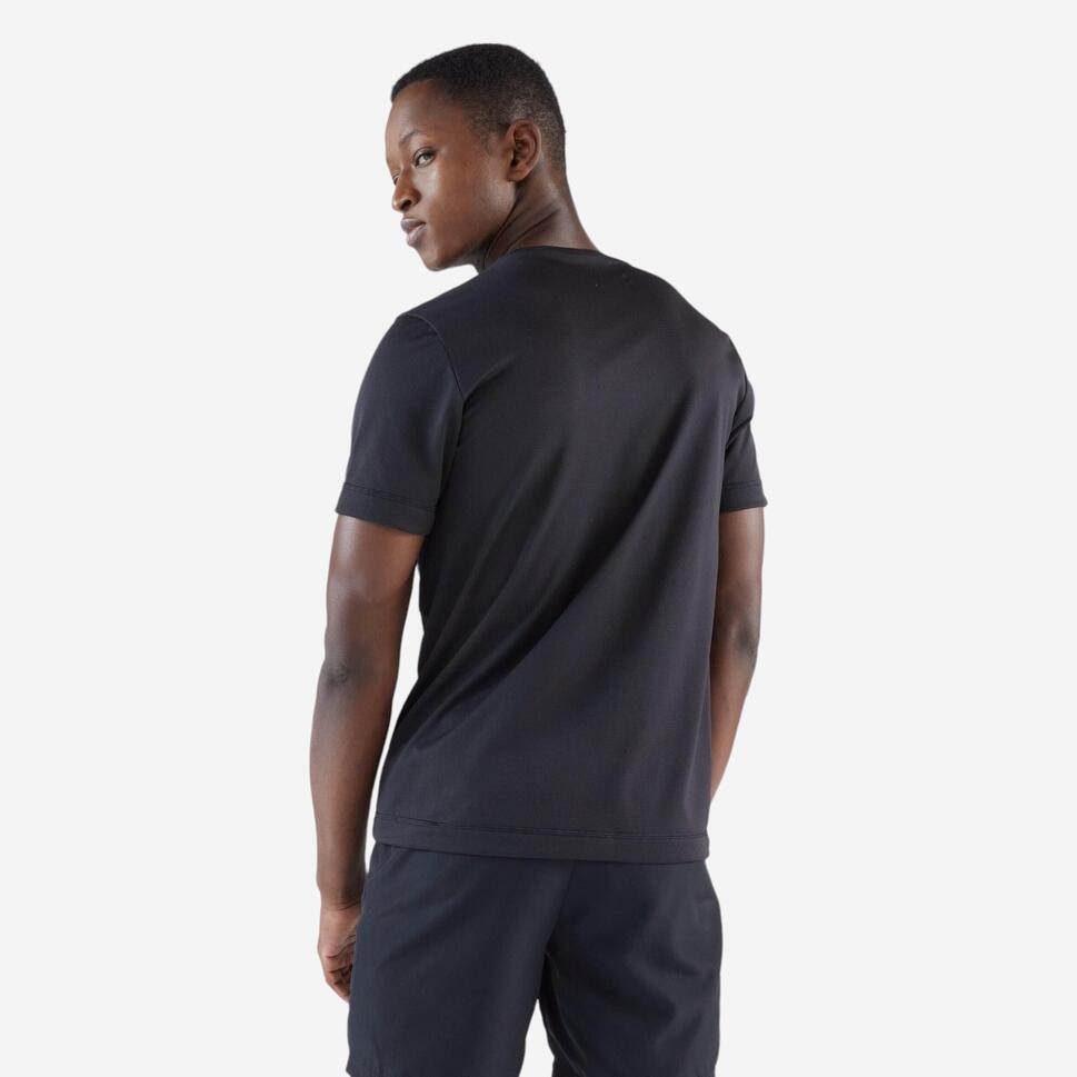 kiprun-run-100-laufshirt-herren-schwarz-atmungsaktiv image 2
