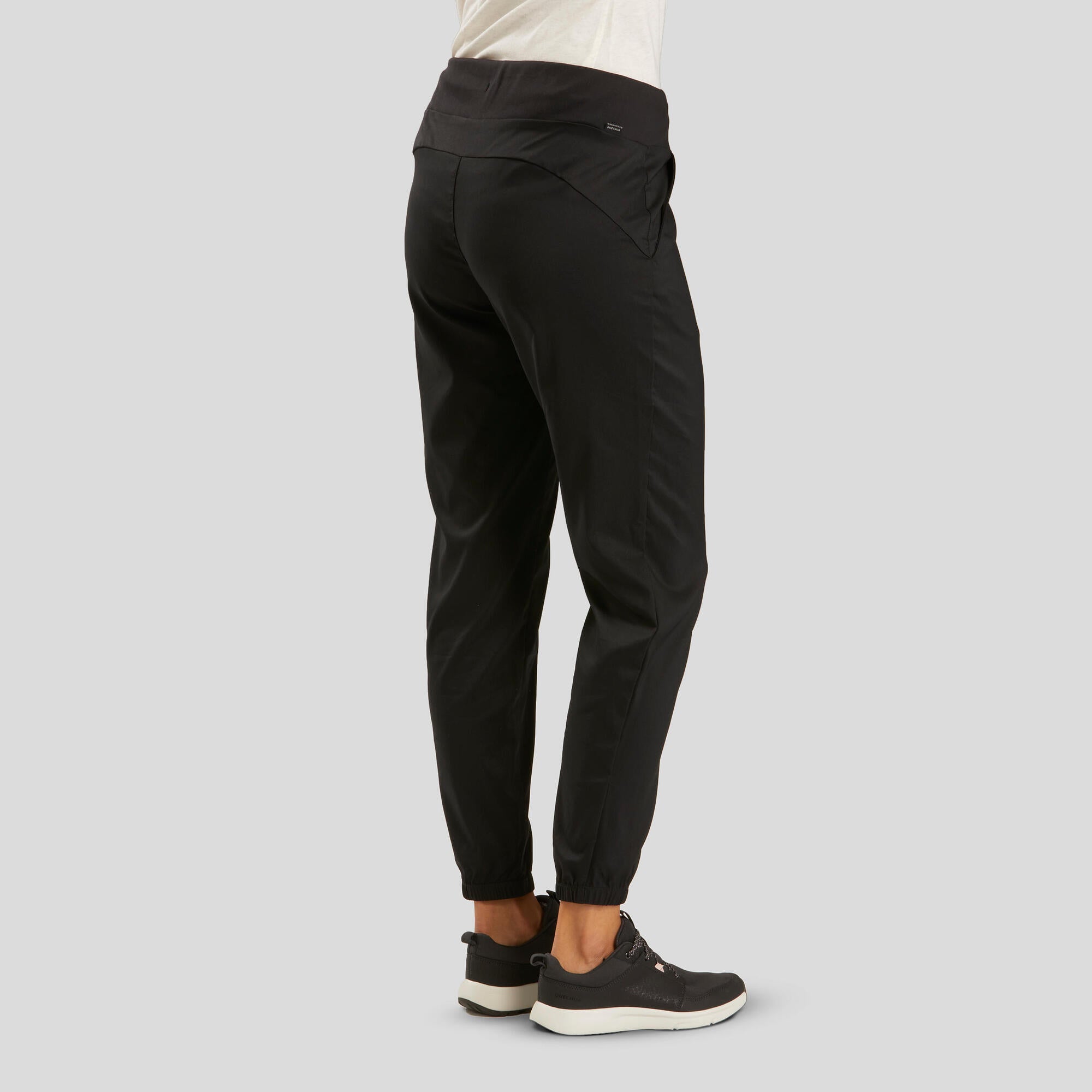 quechua-nh100-wanderhose-damen-smoked-black image 2