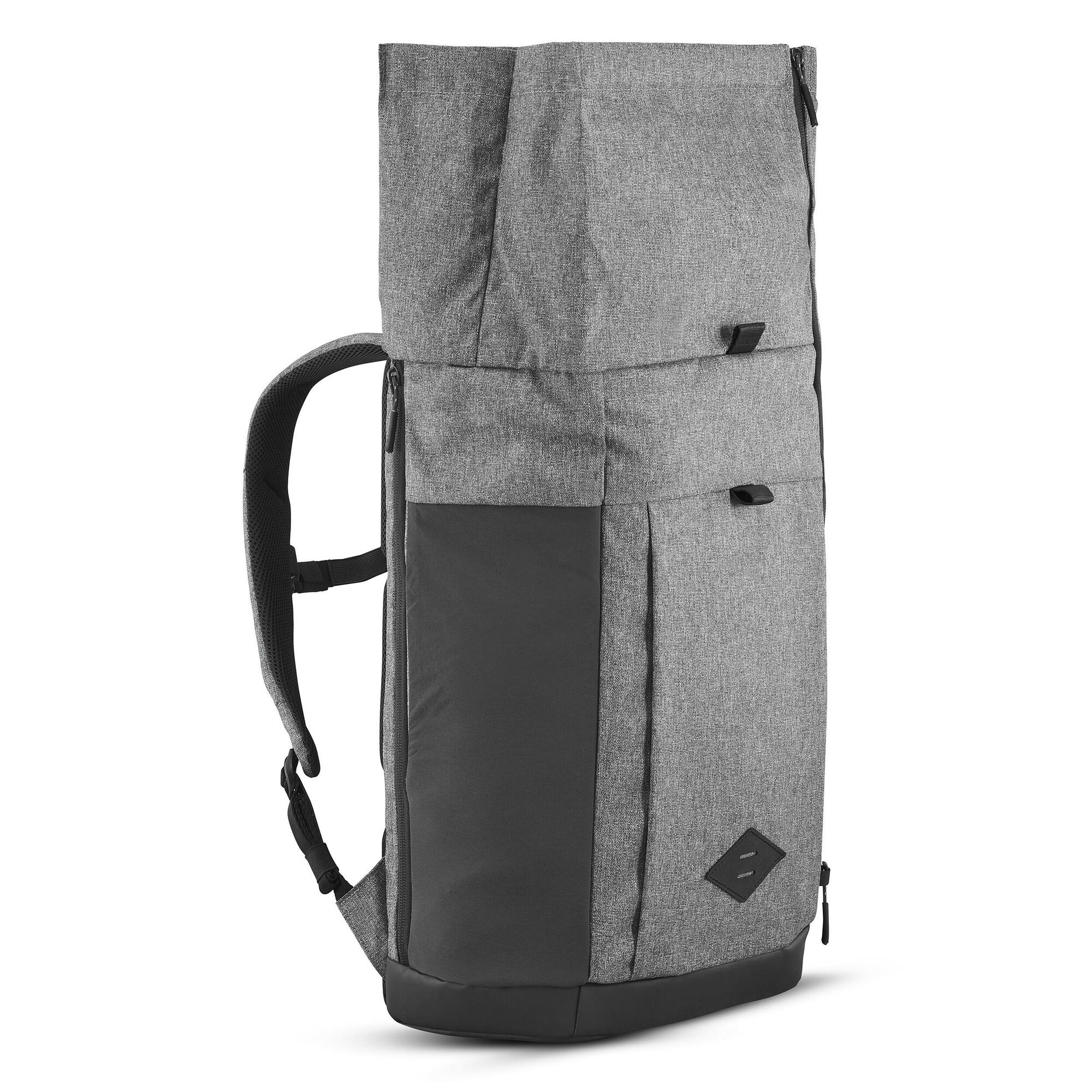 quechua-nh500-escape-rolltop-rucksack-23-l-carbon-gray image 4
