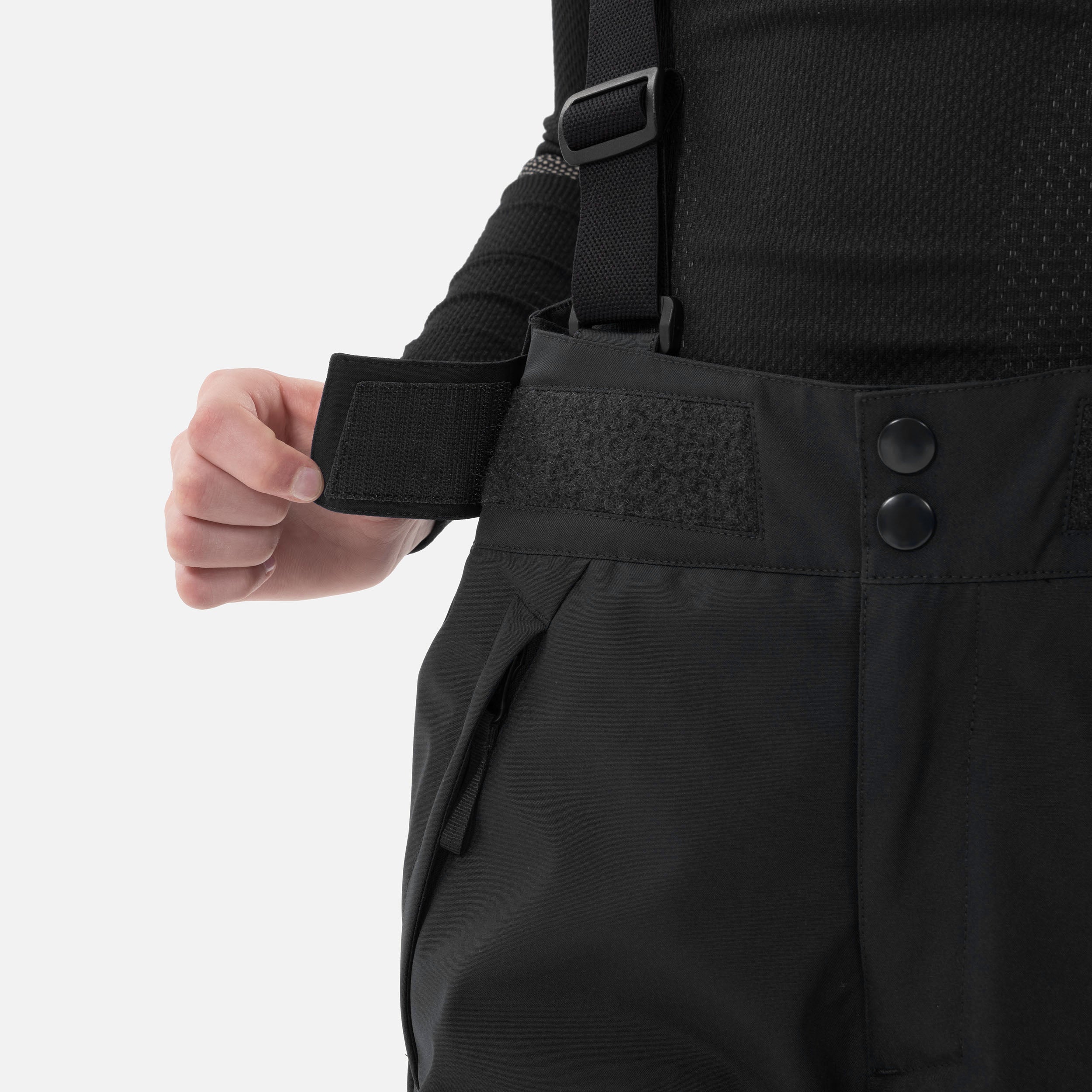 wedze-500-pnf-skihose-kinder-graphite-black-warm image 3