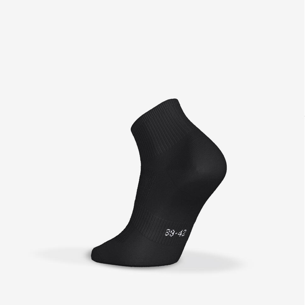 kiprun-run-100-mid-laufsocken-schwarz-3er-pack-blasenschutz image 4