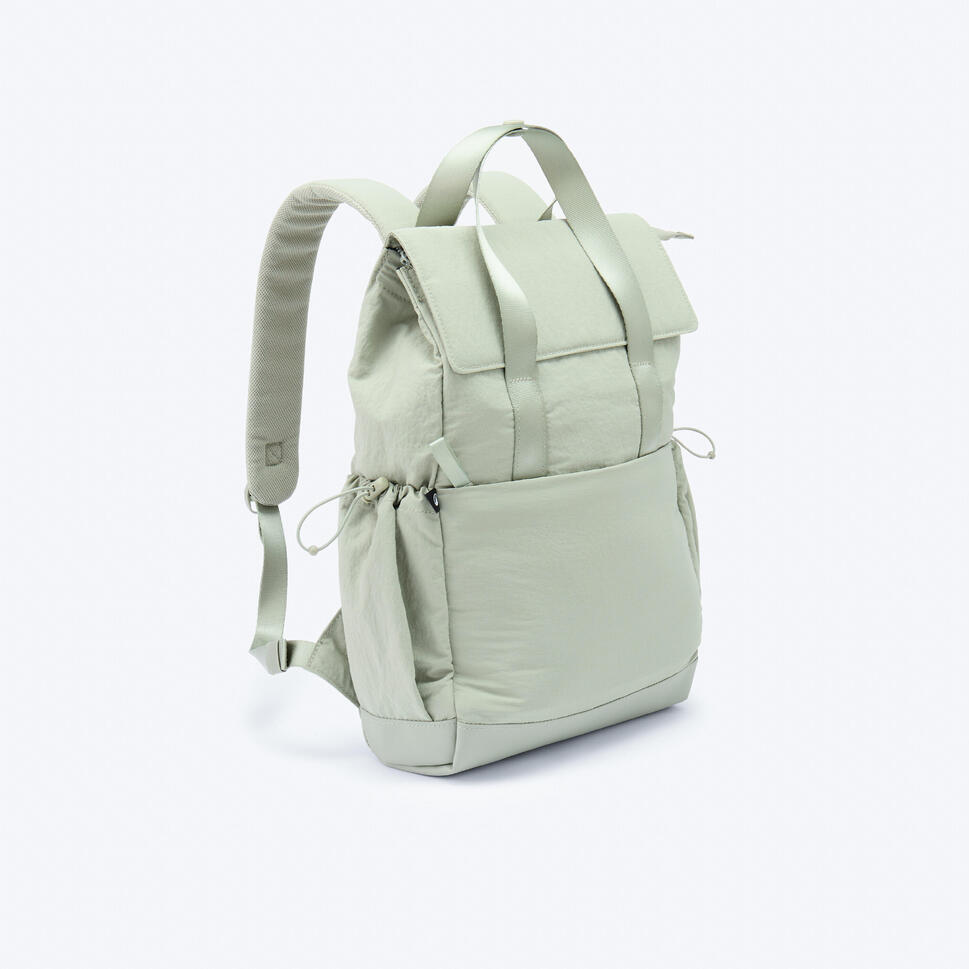 btwin-10l-laptop-rucksack-salbei-13-zoll-8-f-cher image 1