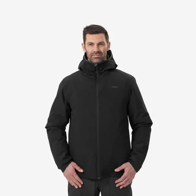 wedze-100-skijacke-herren-smoked-black-wasserdicht image 1