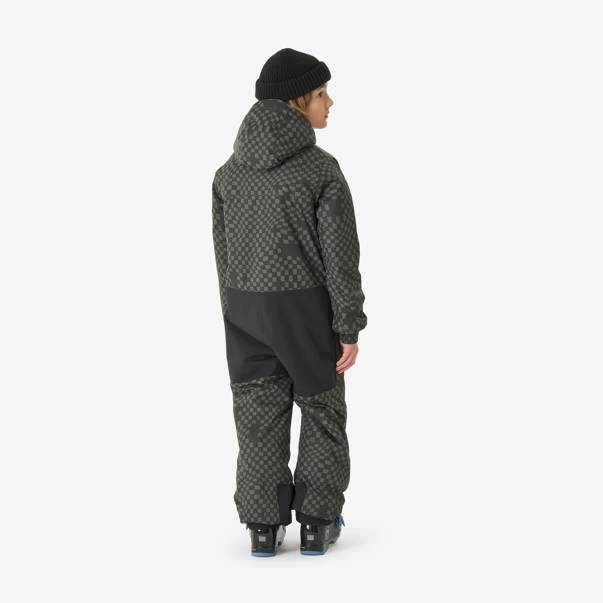 wedze-100-schneeoverall-kinder-schwarz-wasserdicht image 4