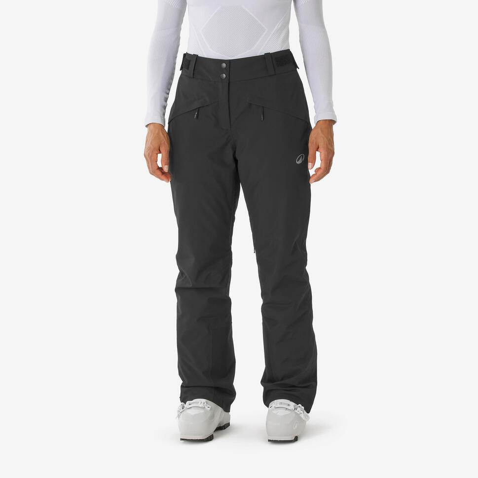 wedze-500-skihose-damen-isoliert-abfahrtsski-regular-schwarz image 1