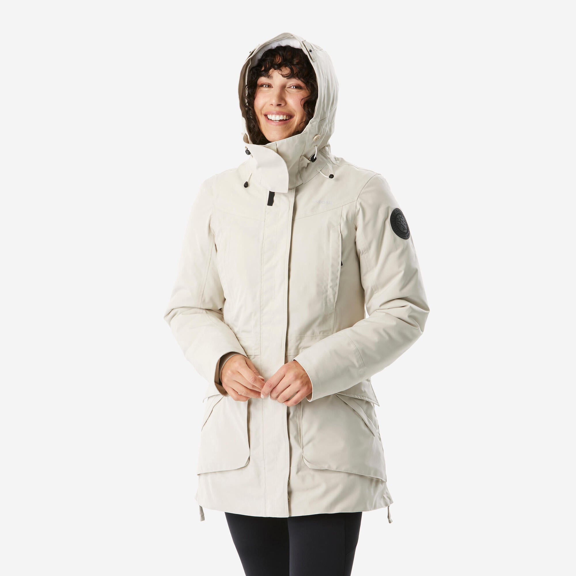 quechua-nh900-damen-parka-wasserdicht-leinen-warm image 6