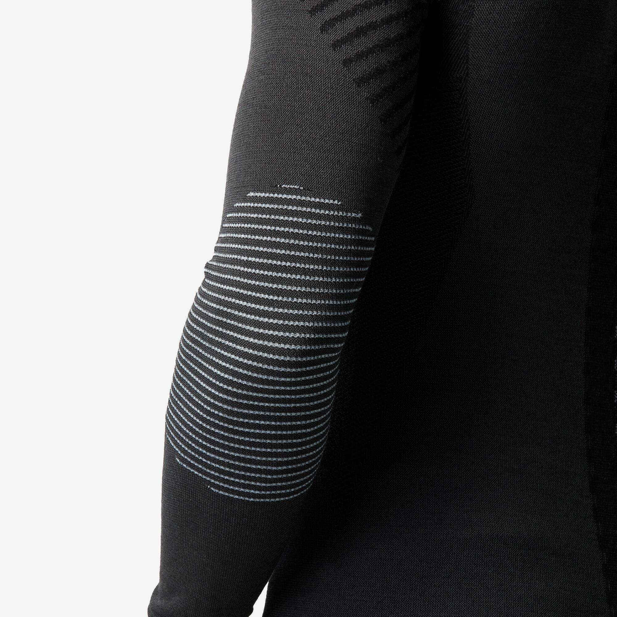 wedze-bl900-unterhemd-herren-wolle-schwarz-warm image 6