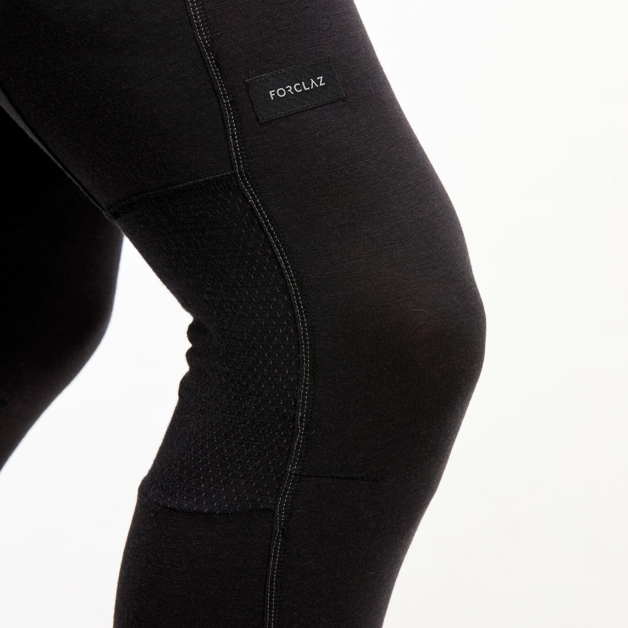 forclaz-mt500-merino-leggings-herren-schwarz-baselayer image 3